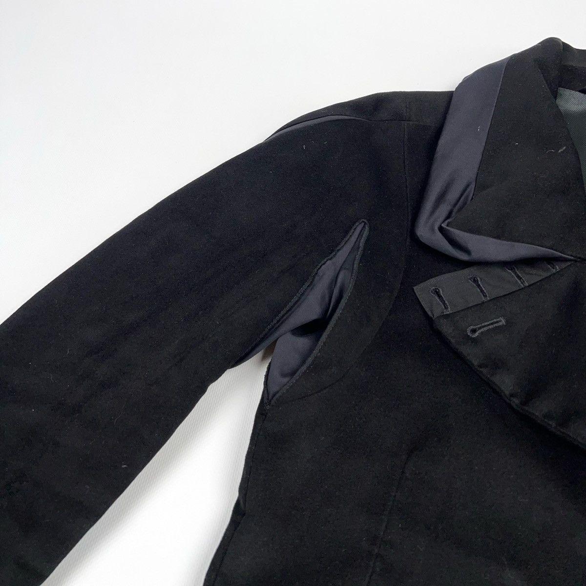 Marithe + Francois Girbaud Marithe Francois Girbaud Velour Blazer Jacket Size XS / US 0-2 / IT 36-38 - 19 Thumbnail