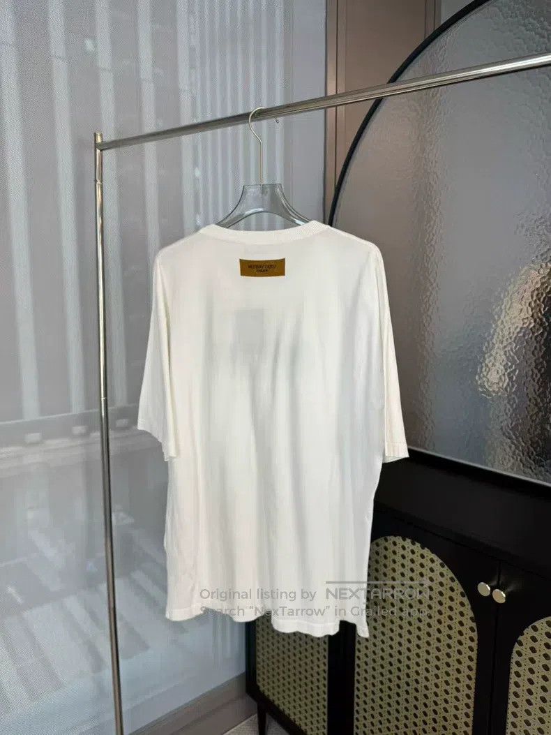 Louis Vuitton Louis Vuitton White and green knitted short sleeve Size US XXL / EU 58 / 5 - 2 Thumbnail
