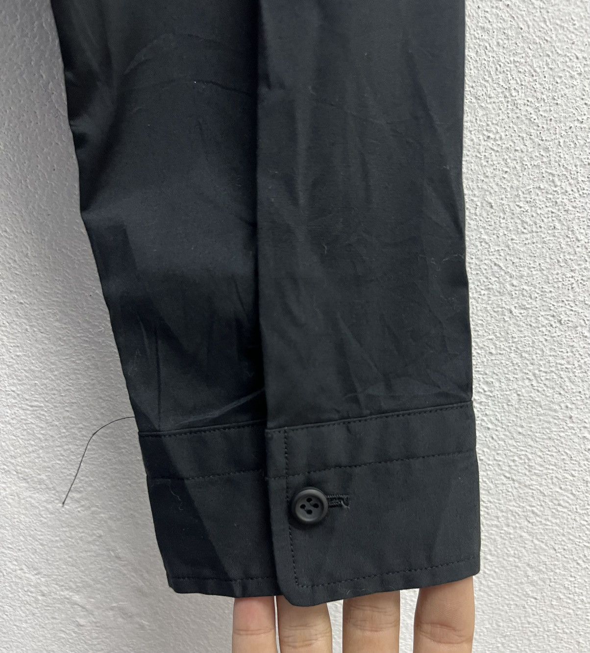 Issey Miyake × Vintage Issey Miyake Black Ruffle Blouse – Size 2 – Made in Japan Size M / US 6-8 / IT 42-44 - 6 Thumbnail