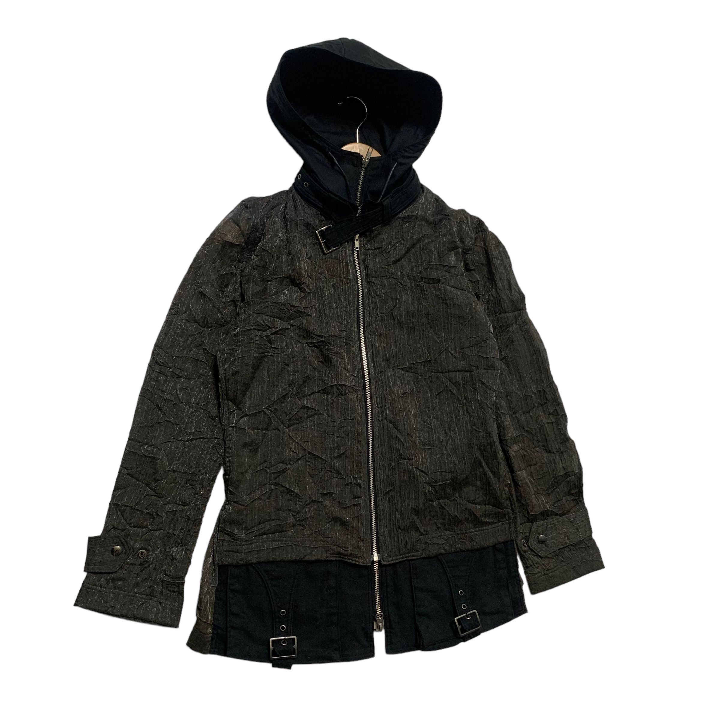 Japanese Brand Kohshin Satoh Hooded Double Layer Jacket Size US S / EU 44-46 / 1 - 4 Thumbnail