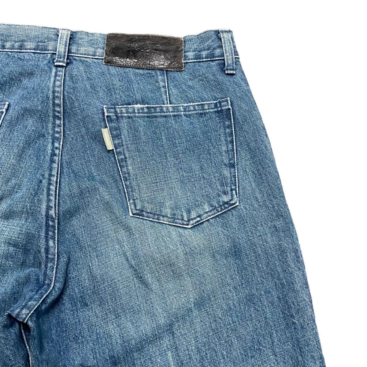 Japanese Brand Devilock Denim Blue Fade Jeans Size US 32 / EU 48 - 10 Thumbnail