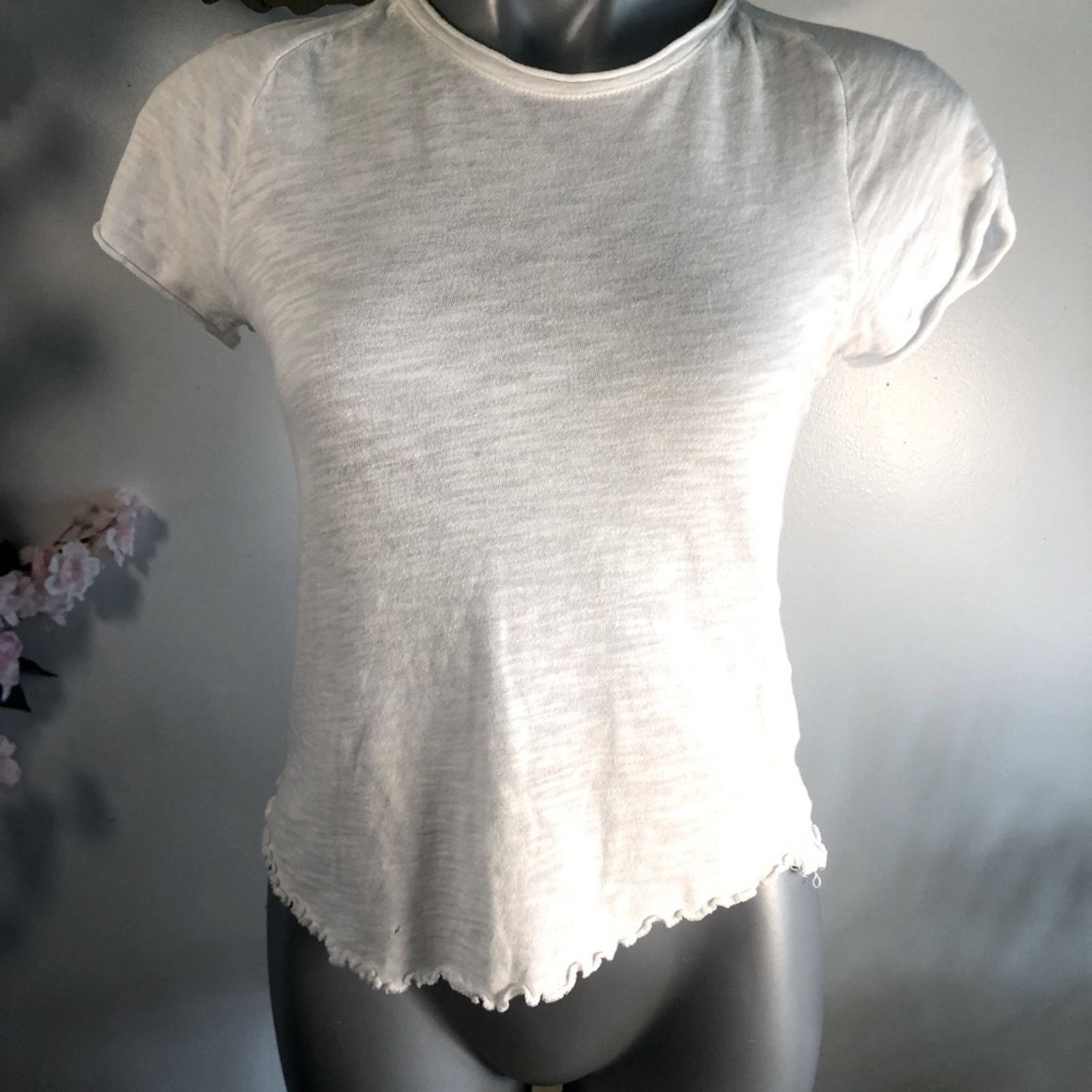 FREECITY White shirt teeshirt we the free Size M / US 6-8 / IT 42-44 - 1 Thumbnail