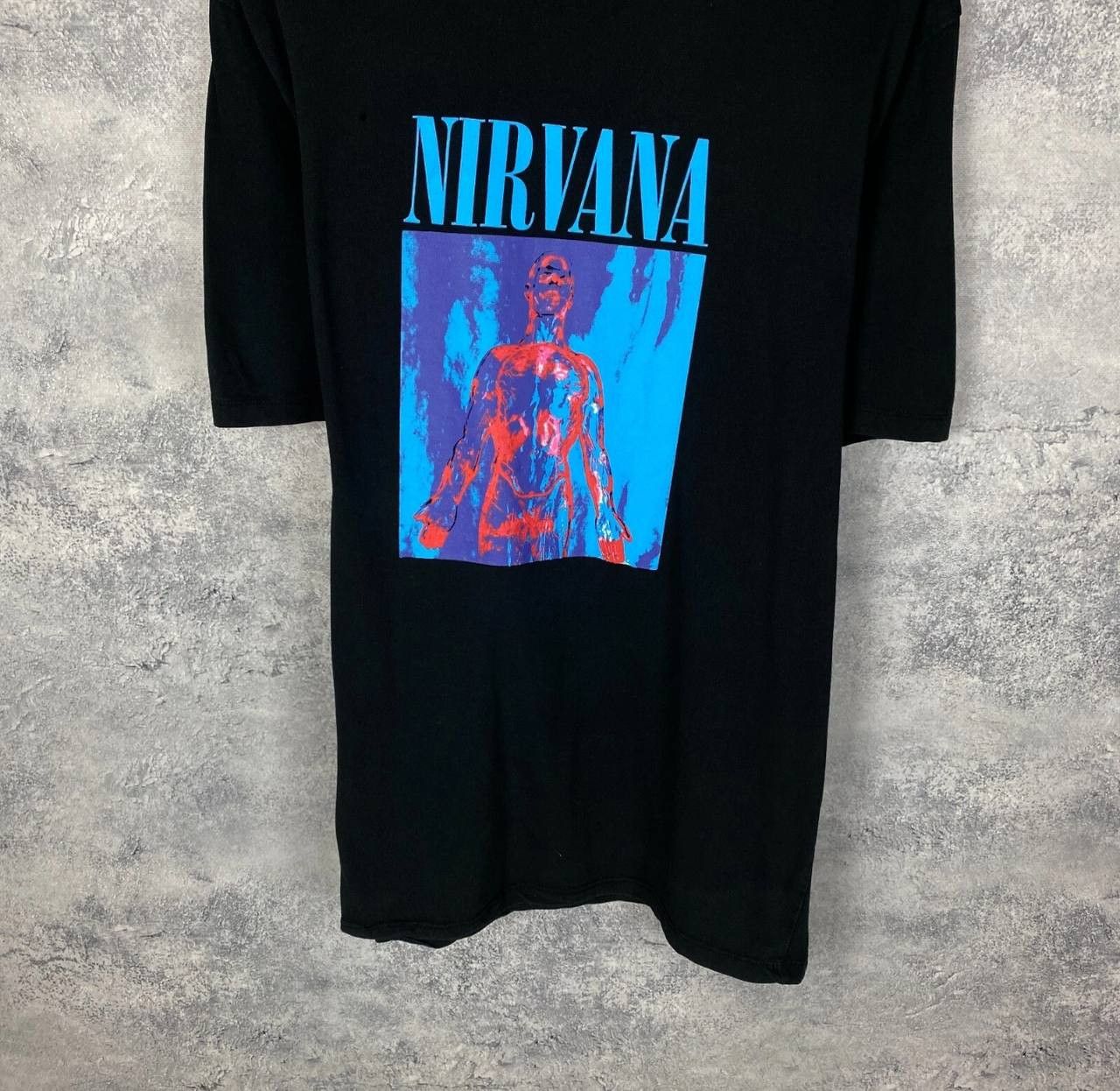 Nirvana Nirvana Tee Men's Size XL Black Short Sleeve Cotton ` Size US XL / EU 56 / 4 - 2 Thumbnail
