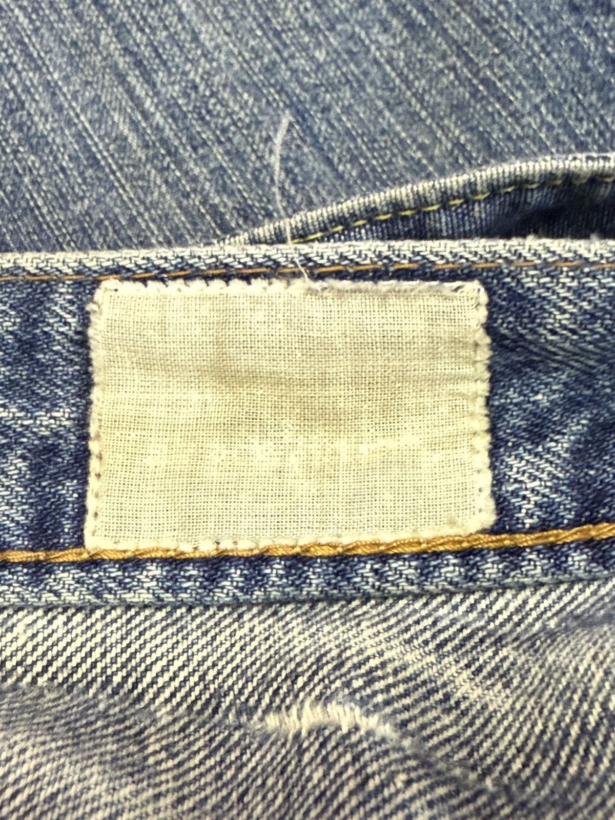 Japanese Brand × Le Grande Bleu (L.G.B.) Antgauge Japan Asymmetrical Pocket Double Waist Fade Jeans Size US 32 / EU 48 - 23 Thumbnail