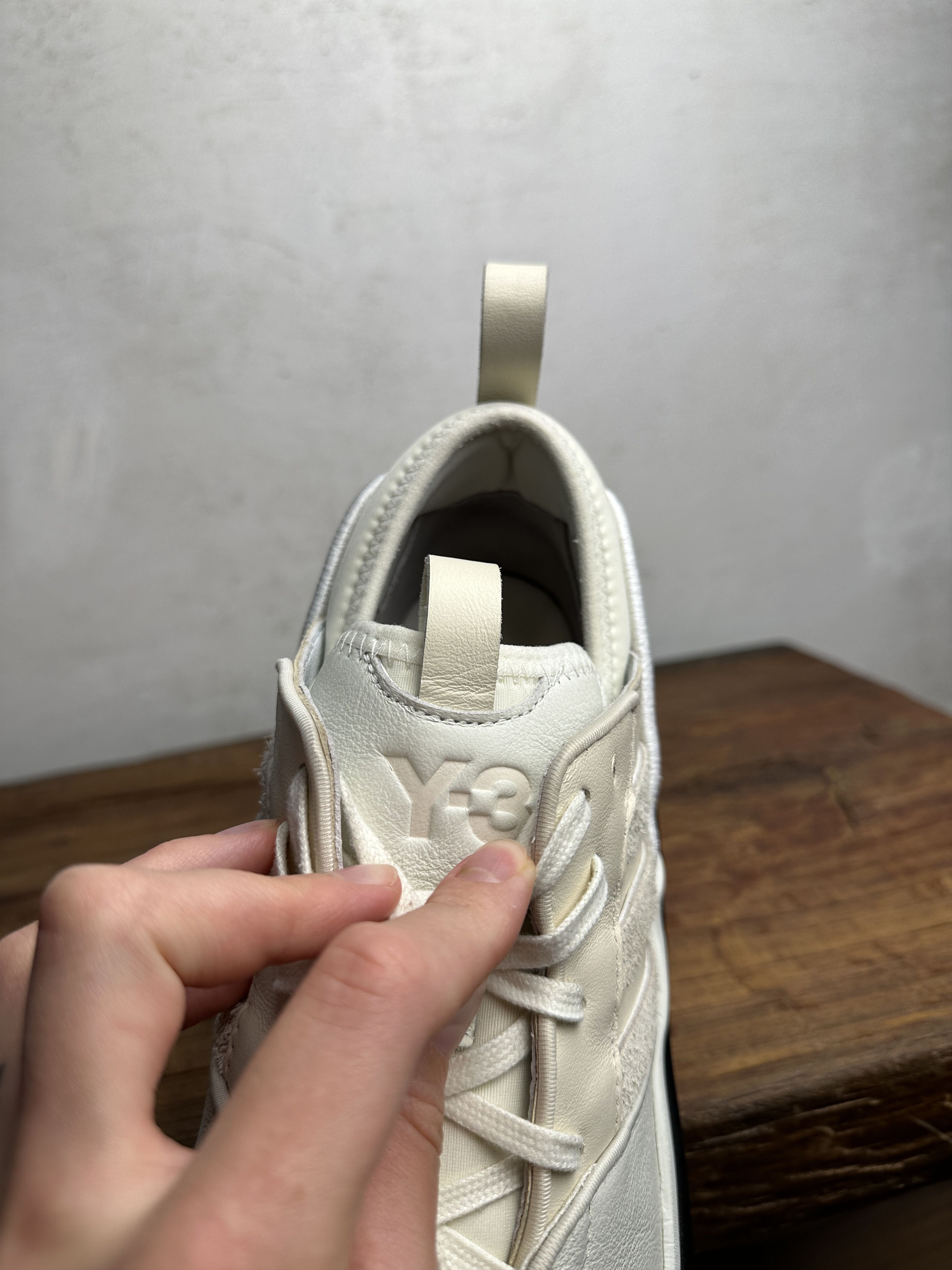 Adidas Y-3 Yohji Yamamoto Rivalry Beige Sneakers Size US 11.5 / EU 44-45 - 9 Thumbnail