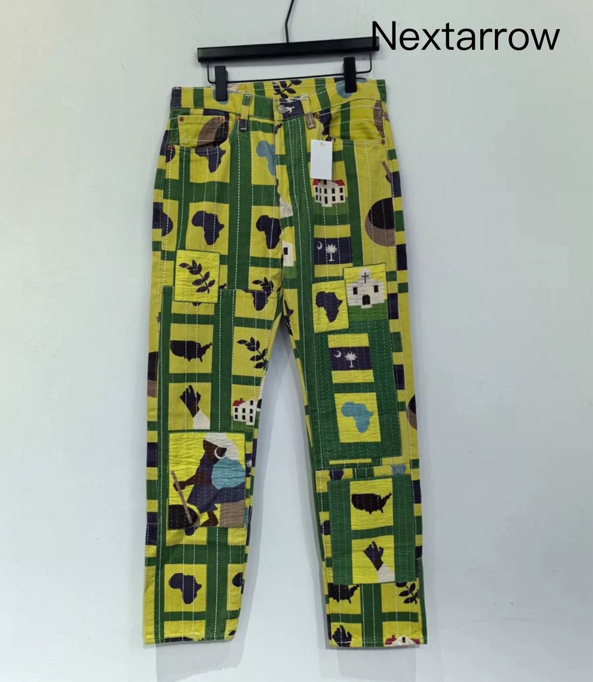 Levi's Levis Co branded Tribal Style 501 Jeans Size US 32 / EU 48 - 1 Thumbnail