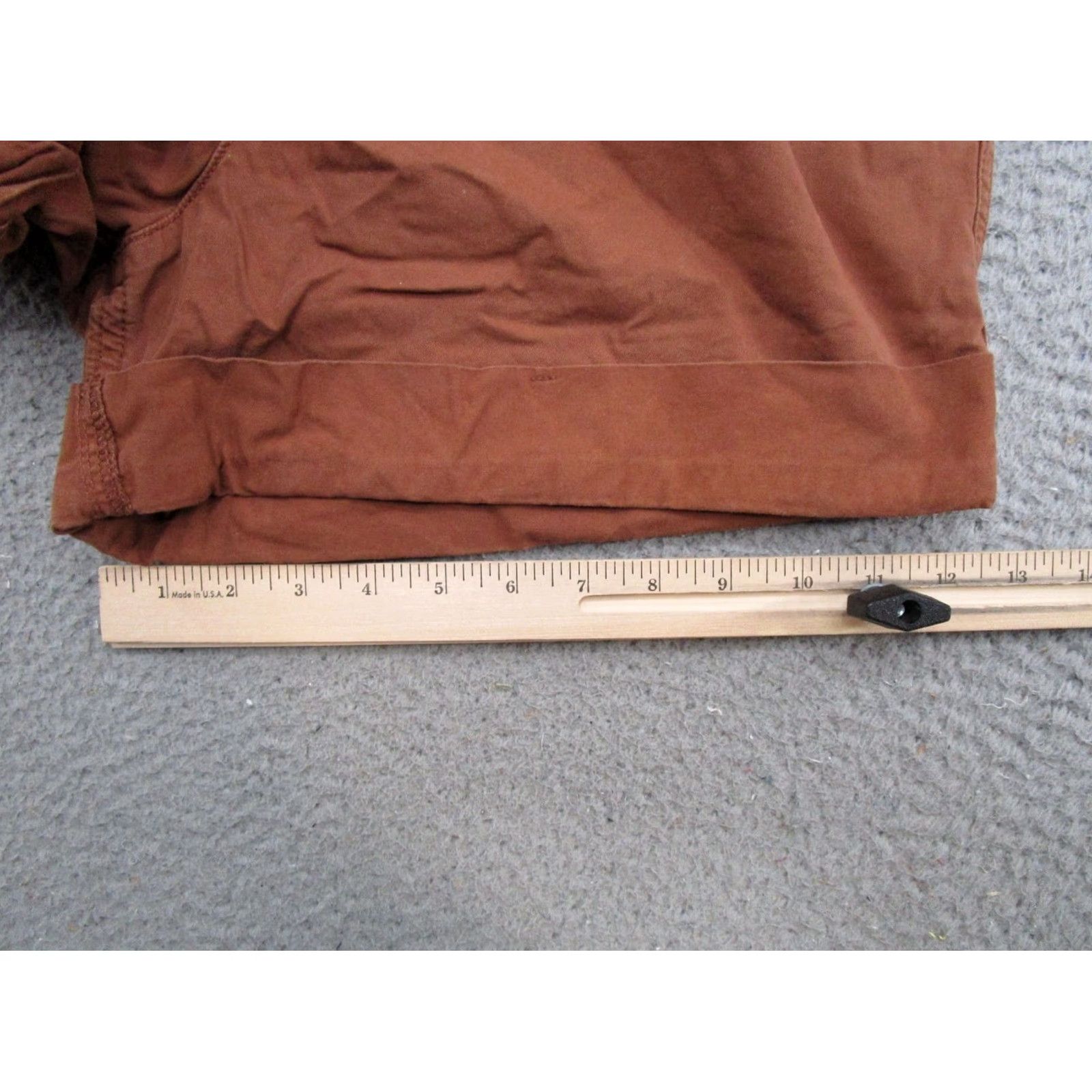 Abercrombie & Fitch Abercrombie & Fitch Paperbag Shorts Elastic Waist Drawstring Brown Size S Women Beach Casual Kansas Size 28" / US 6 / IT 42 - 7 Thumbnail