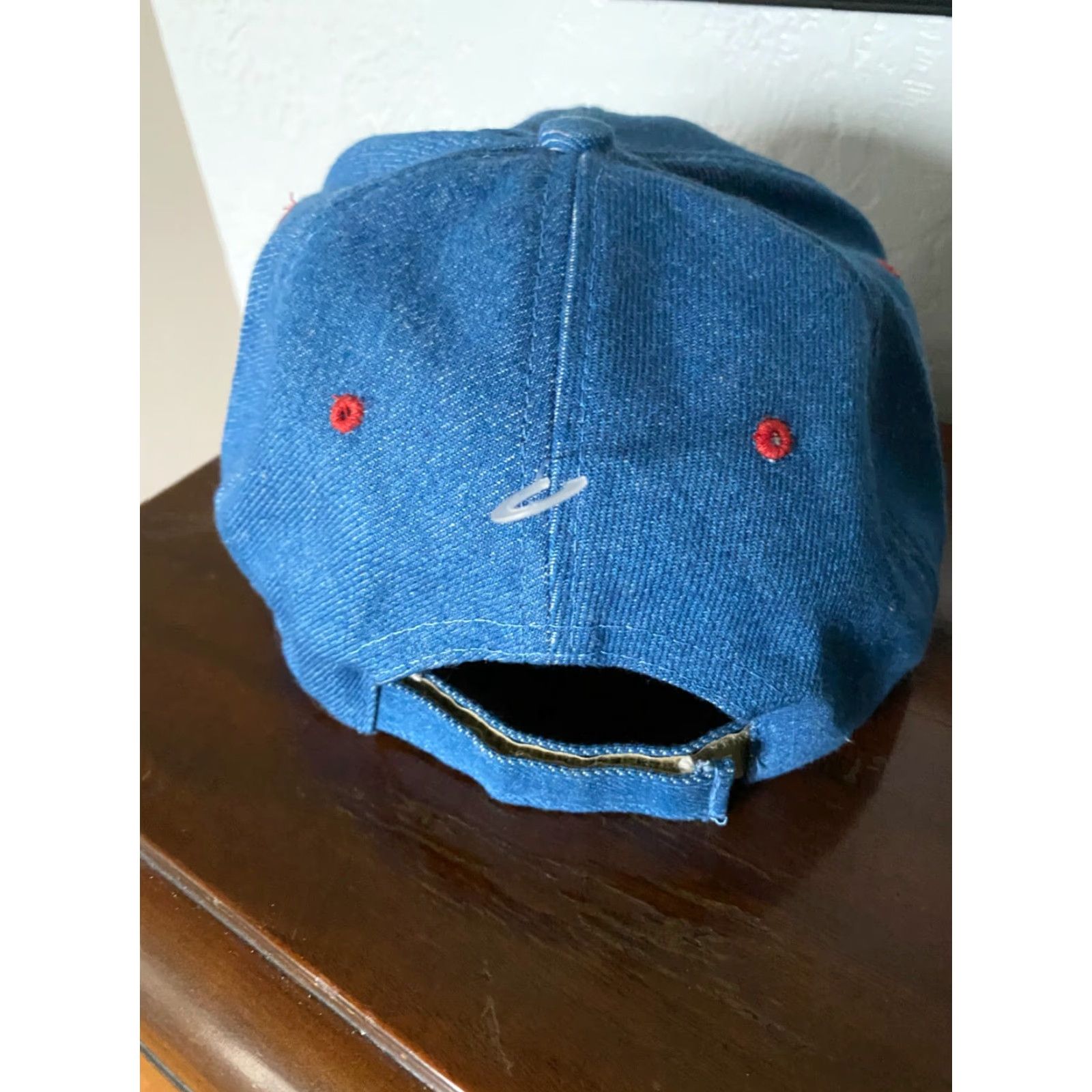 Denime VTG 80s 90s DeKalb Denim Trucker Hat Adjustable Baseball Cap USA Made Size ONE SIZE - 3 Thumbnail