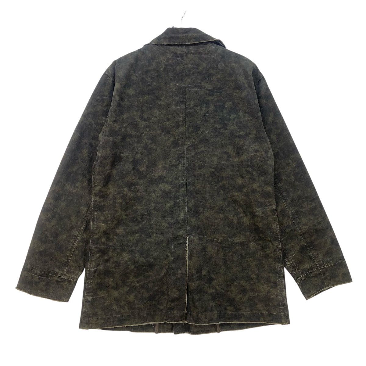 Woolrich Woolen Mills Vtg Woolrich Camouflage Distressed Double Breasted Jacket Size US M / EU 48-50 / 2 - 3 Thumbnail