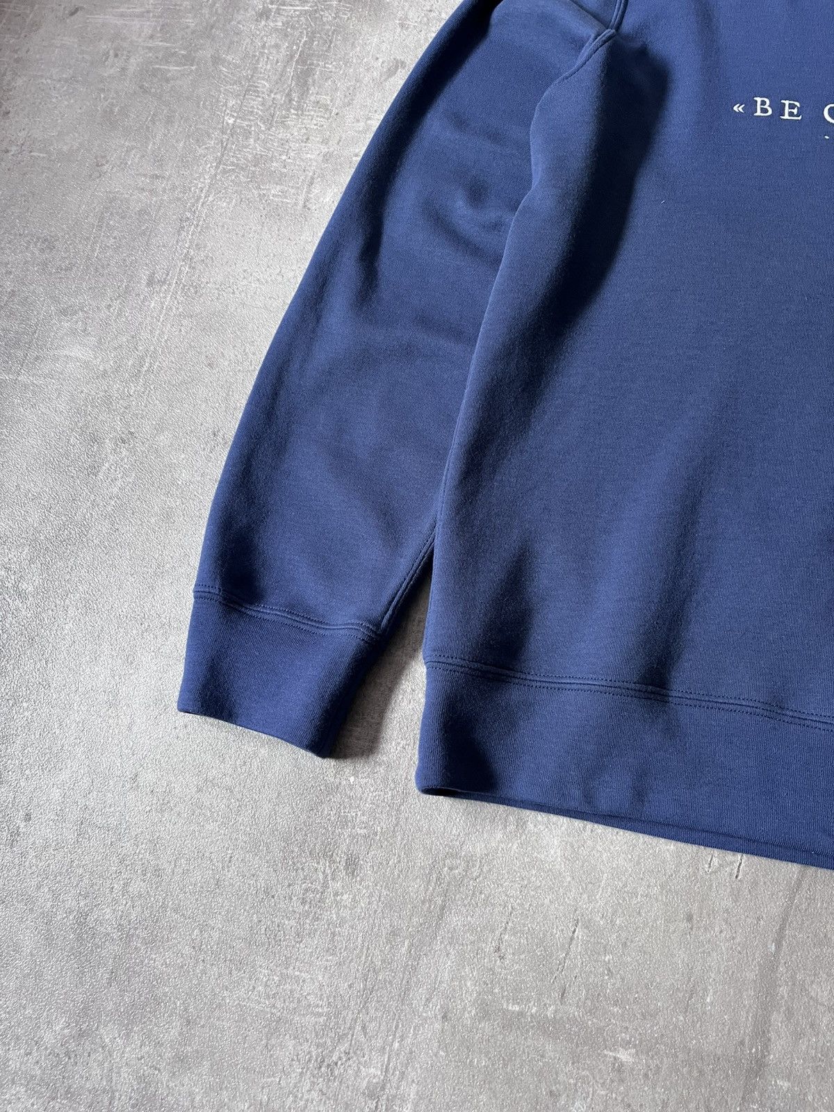 Brunello Cucinelli Brunello Cucinelli ''Be Conscious'' navy blue sweatshirt Size US S / EU 44-46 / 1 - 2 Thumbnail