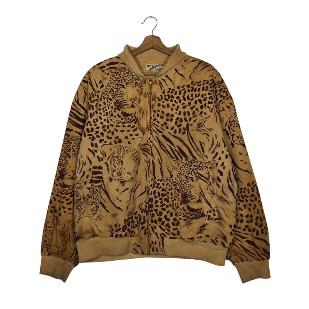 Hysteric Glamour 🔥VINTAGE BOMBER JACKET BEPPE SPADACINI SPORTS TIGER STYLE Size US M / EU 48-50 / 2 - 3 Thumbnail