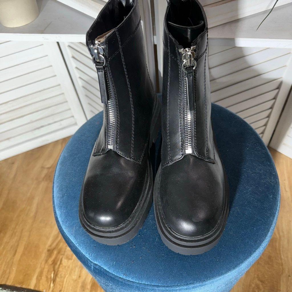 Arizona Jean Co. NWT women's Xander block heel motorcycle combat boots sz 9 Size US 9 / IT 39 - 4 Thumbnail