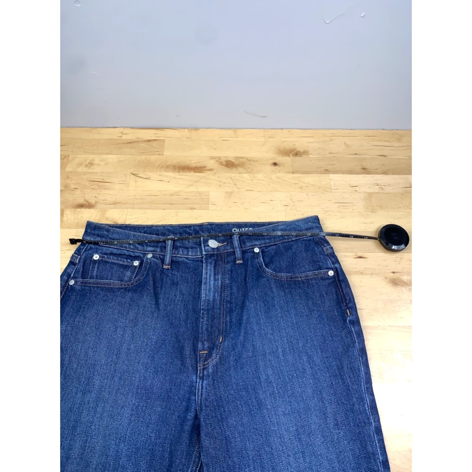 Outerknown Outknown Ambassador Slim Fit Denim Jeans Mens 32x28 Indigo Blue Casual Slim Straight 9383 Size US 32 / EU 48 - 5 Thumbnail