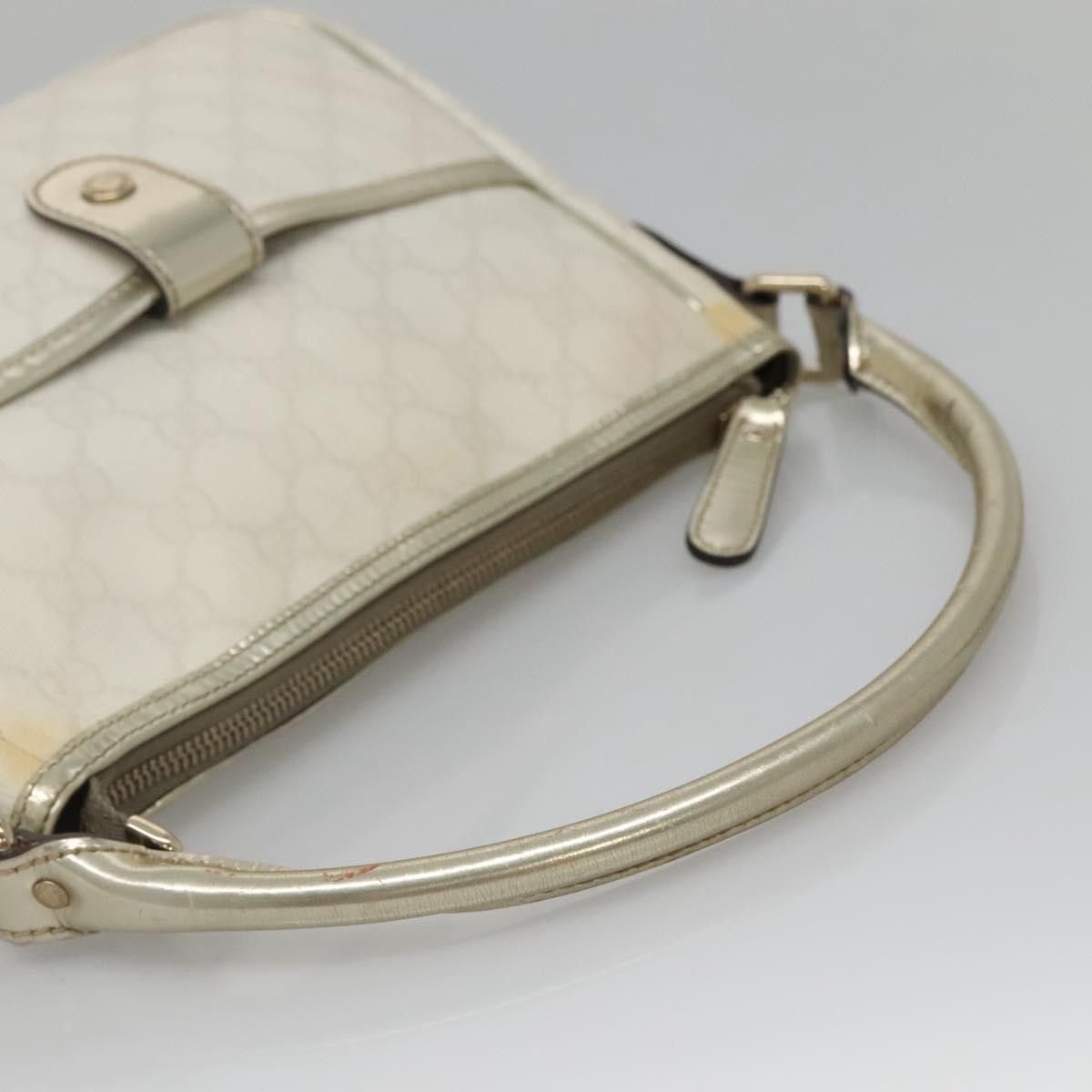 Gucci GUCCI GG Supreme Shoulder Bag Pvc White Gold Size ONE SIZE - 7 Thumbnail