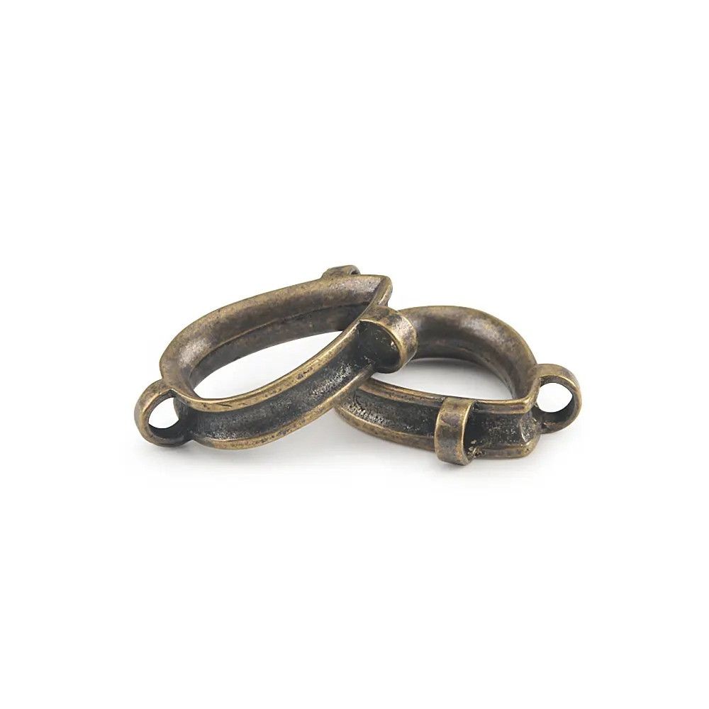Handmade 2Pcs Ring Knife Beads Paracord Brass Bead Handmade Size ONE SIZE - 11 Thumbnail