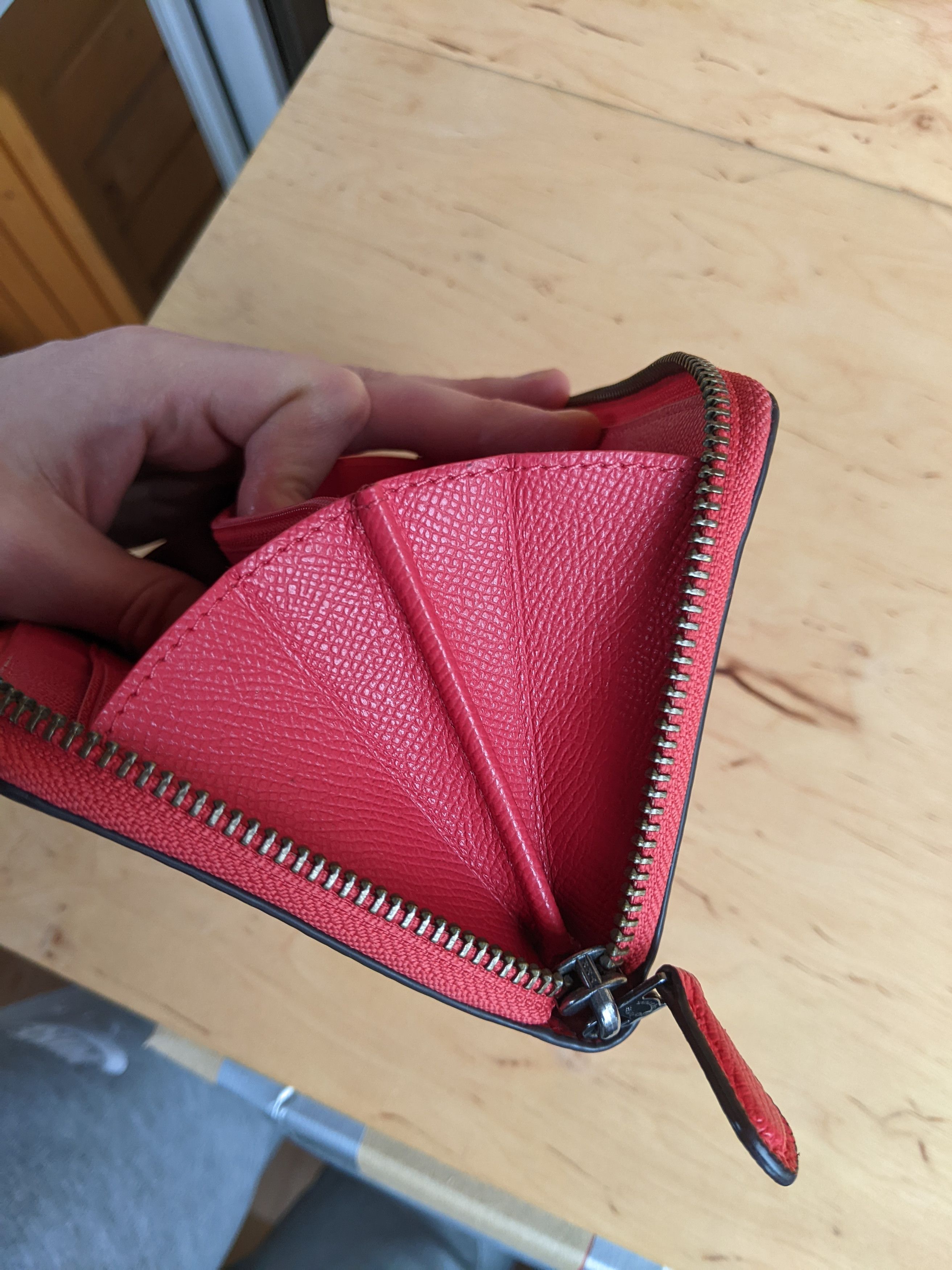 Coach Coach Accordion Zip Wallet Red Prada Vivienne Westwood Size ONE SIZE - 18 Thumbnail