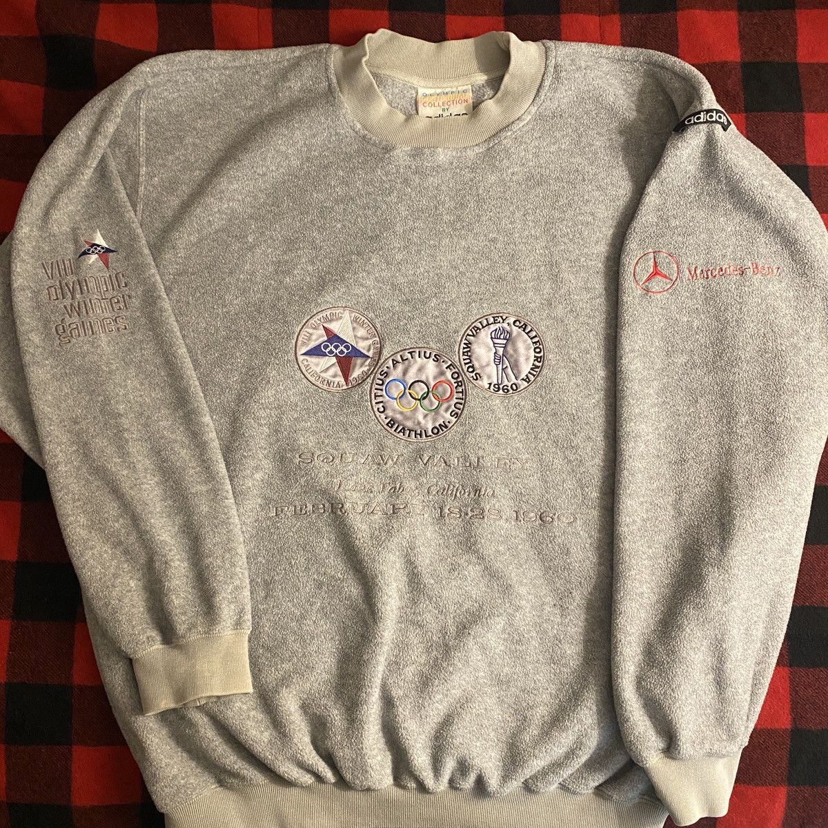 Adidas Adidas 1960 Squaw Valley Olympics / Mercedes-Benz sweatshirt Size US M / EU 48-50 / 2 - 1 Thumbnail