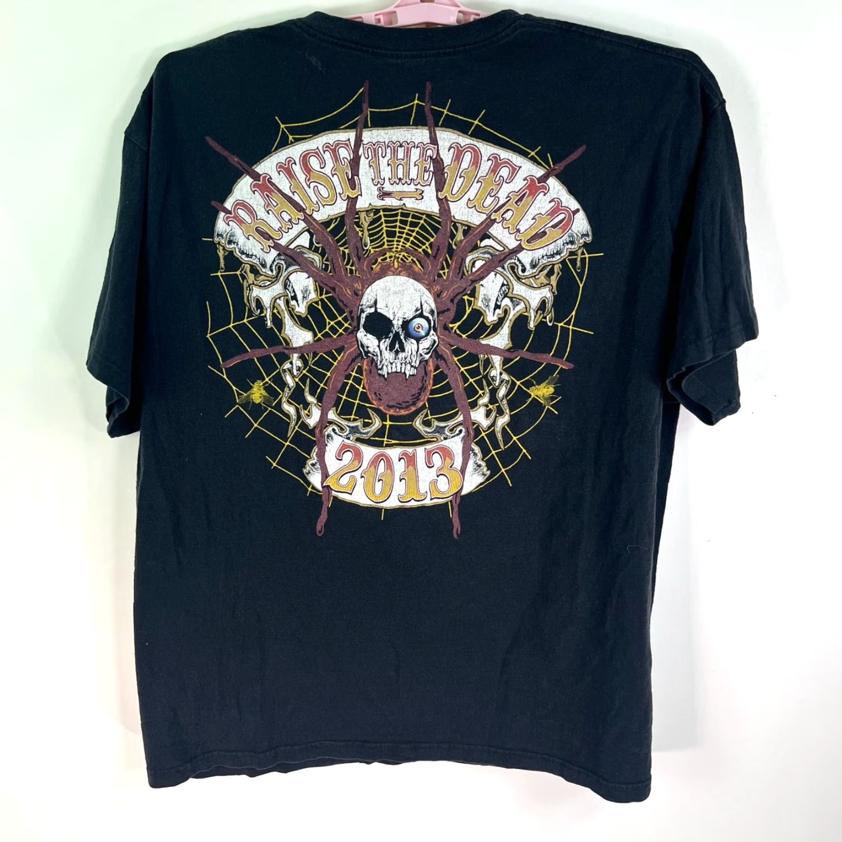 Delta Alice Raise The Dead Tour 2013 T-Shirt Adult 2XL Black Graphic Print Music Mens Size US XXL / EU 58 / 5 - 5 Thumbnail