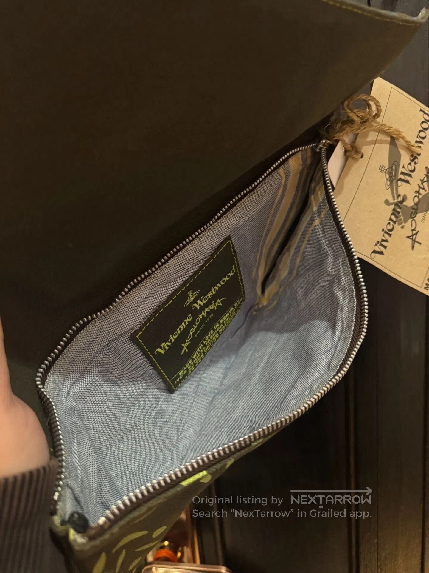 Vivienne Westwood Vivienne Westwood Africa Canvas Saturn Clutch. Size ONE SIZE - 6 Thumbnail