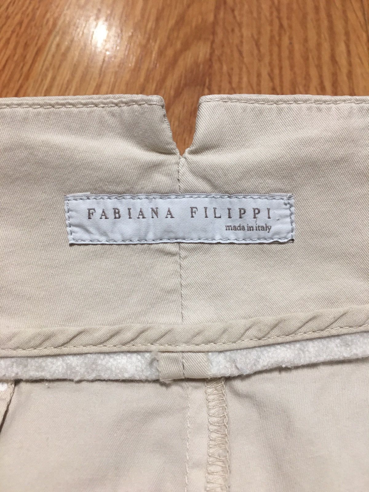 Fabiana Filippi Fabiana Filippi Beige Cotton Womens Skirt EU38 US M Size 30" / US 8 / IT 44 - 12 Thumbnail