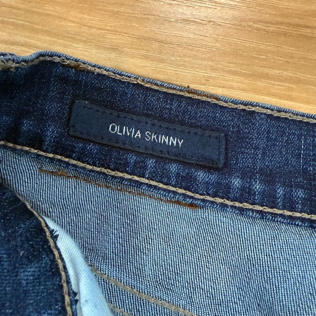 Lucky Brand Lucky Brand Olivia Skinny Jeans Dark Wash – Women’s 8 / 28 Size 24" / US 00 / IT 34 - 10 Thumbnail