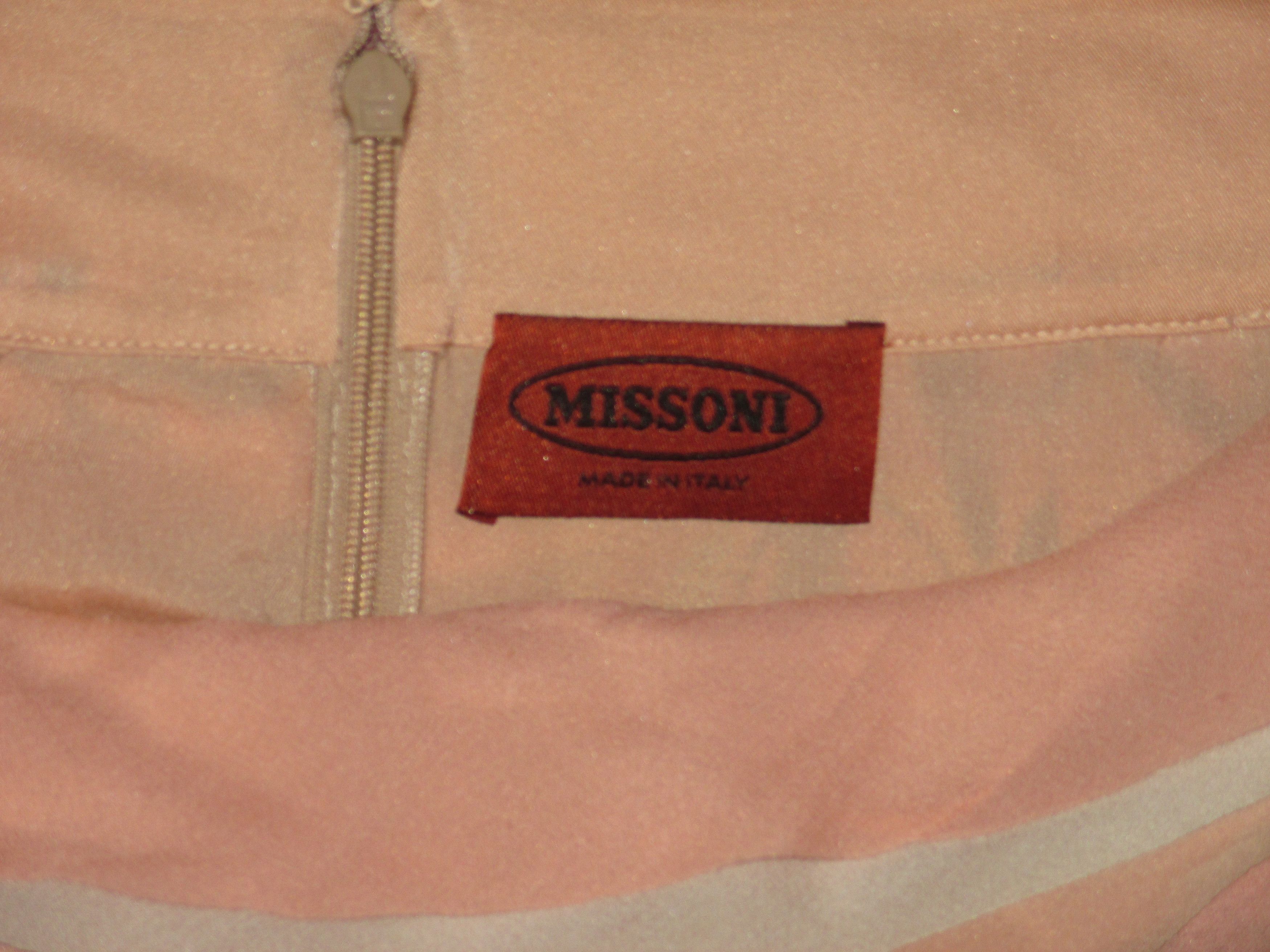 Missoni Rare Missoni Orange Label Silk Floral Skirt Retail $695 Size 26" / US 2 / IT 38 - 5 Thumbnail