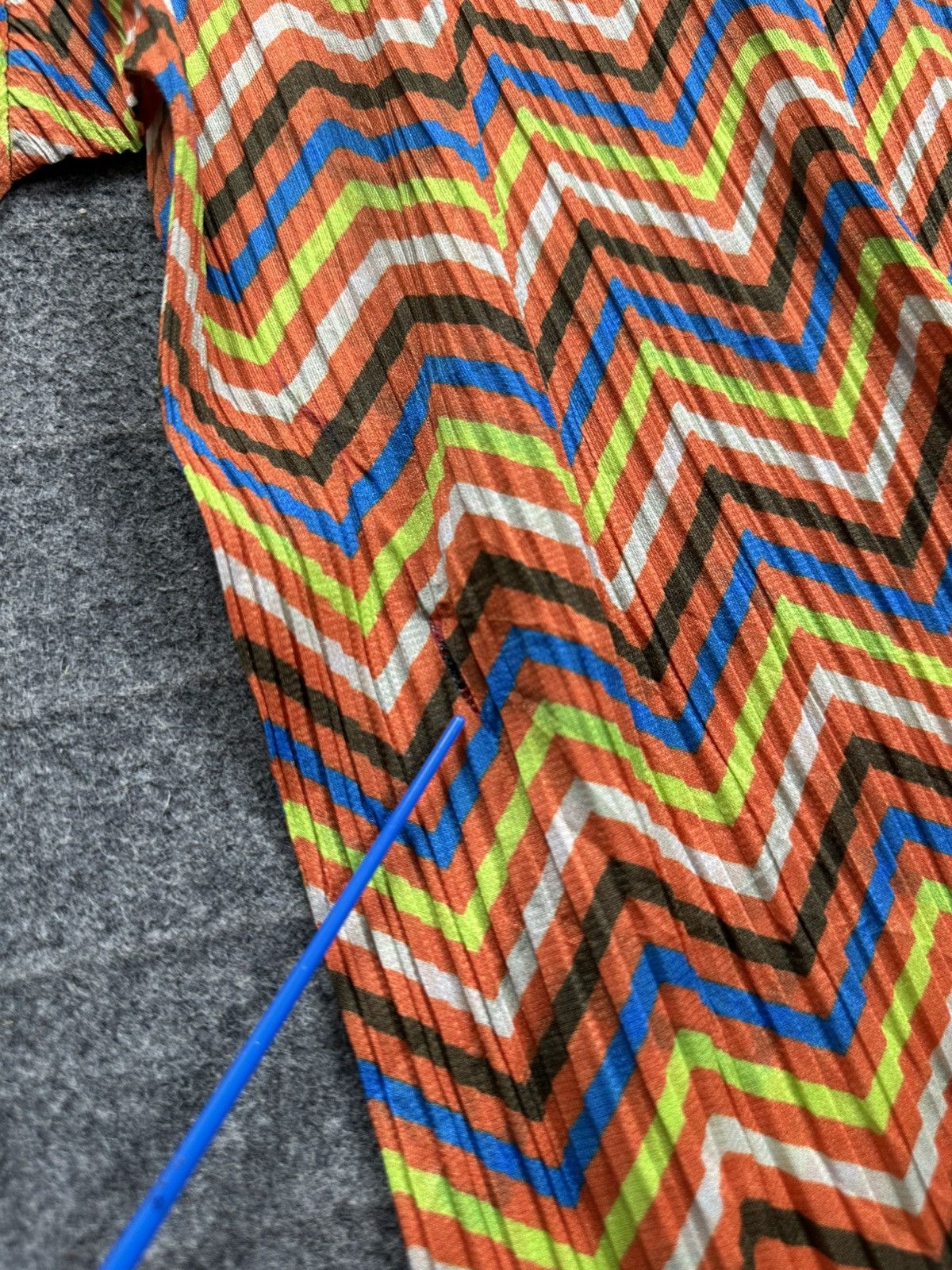 Pleats Please Issey Miyake Pleats Please - Issey Miyake - Multi Color Pleated Blouse Size L / US 10 / IT 46 - 5 Thumbnail