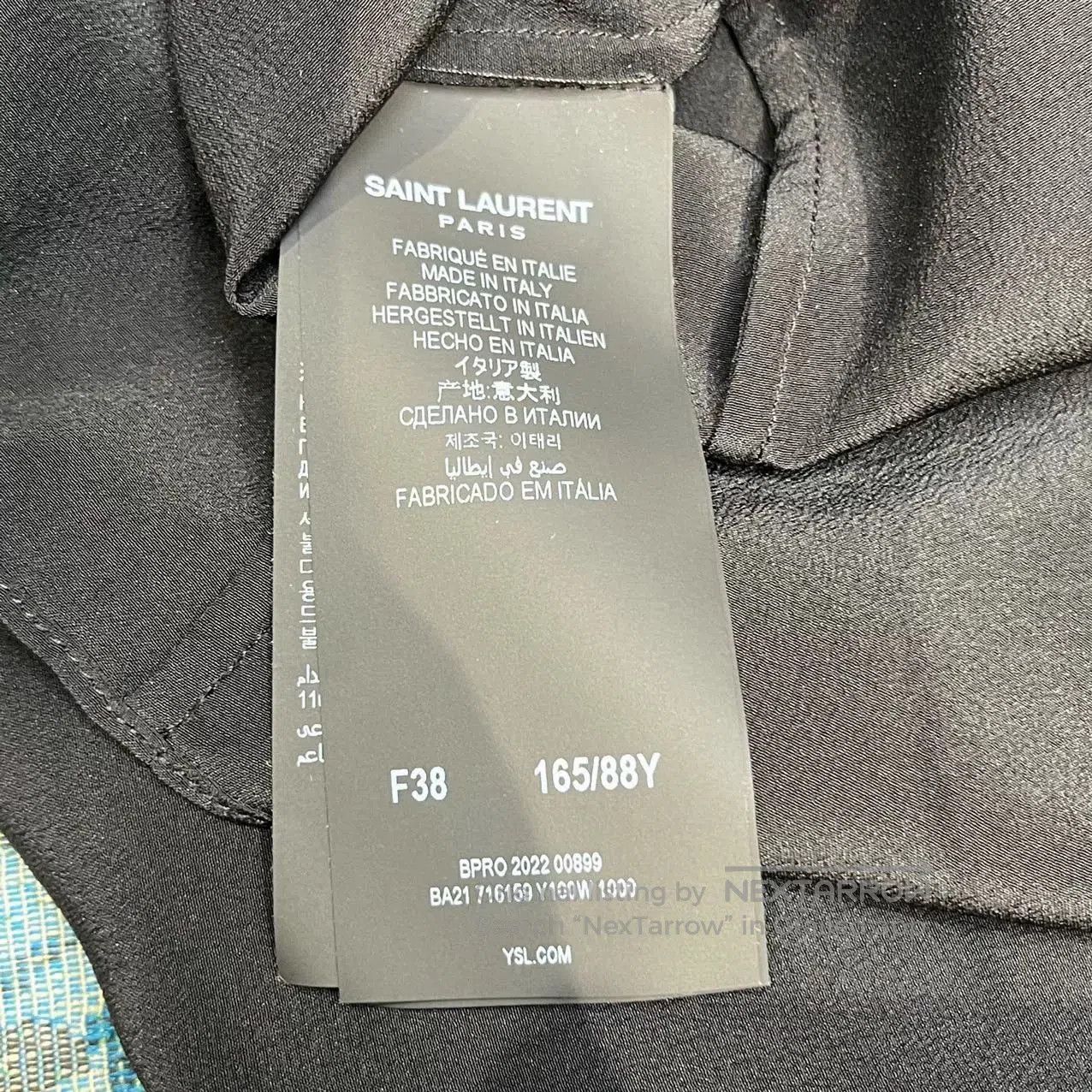 Saint Laurent Paris Saint Laurent Black Turtleneck Silk Blouse. Size S / US 4 / IT 40 - 4 Thumbnail