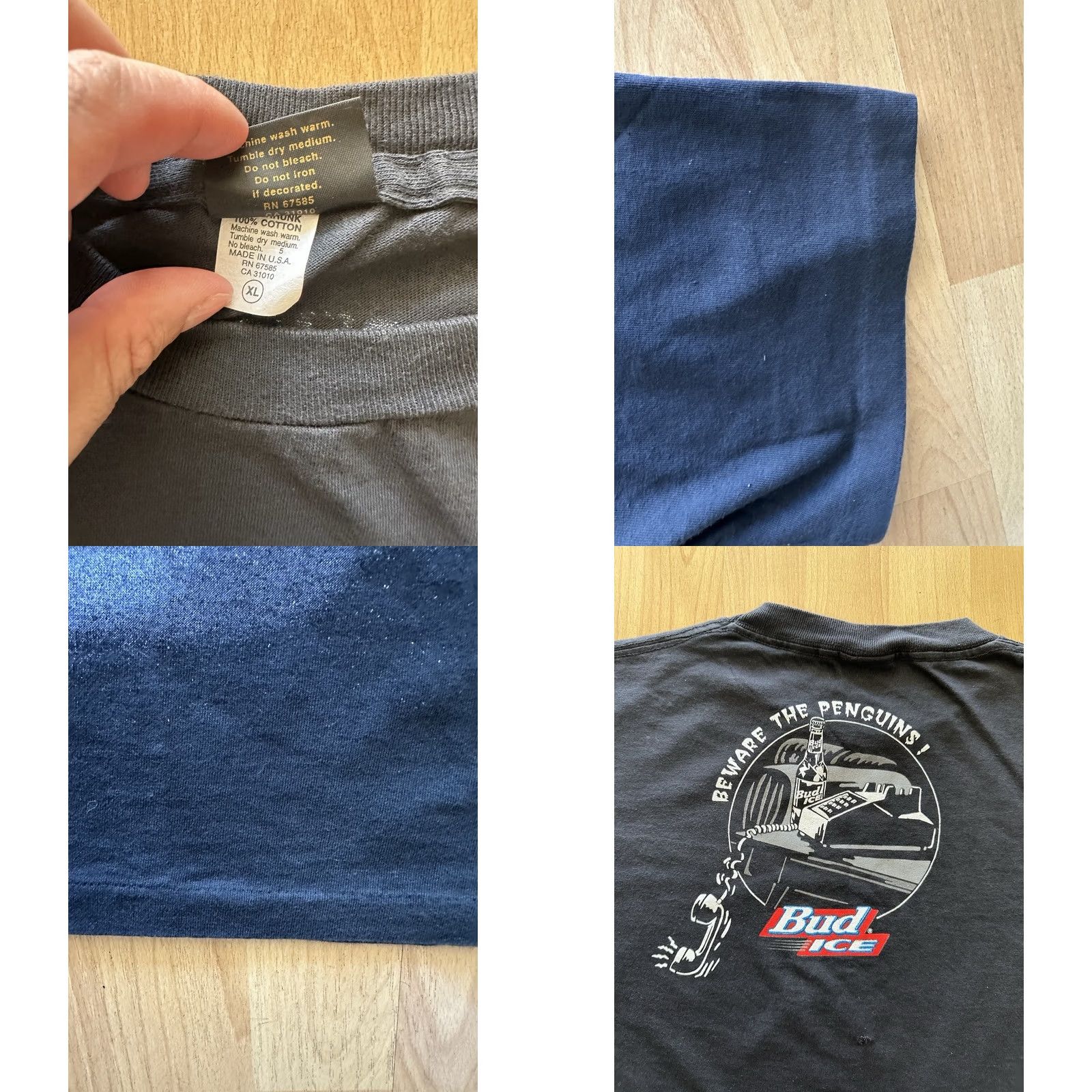 Changes VINTAGE Changes Shirt Mens XL Black Dooby Dooby Doo Beer Promo 90s Crew Neck Short Sleeve Graphic Print Cotton Mens T-Shirt Size US XL / EU 56 / 4 - 8 Thumbnail