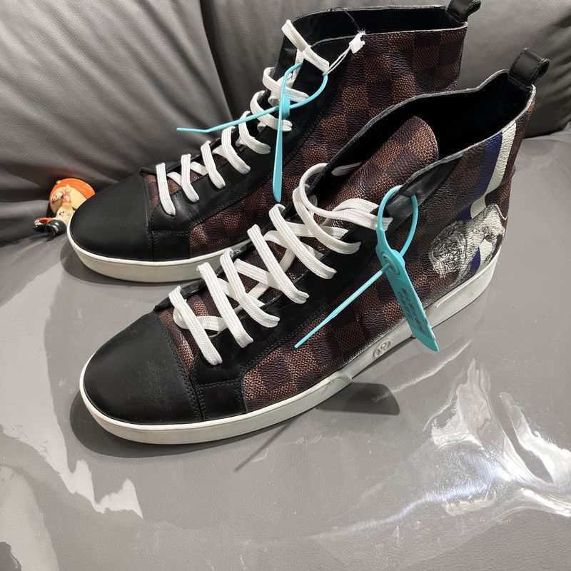 Louis Vuitton Louis Vuitton Tattoo Series Blue Stripe Casual Shoes - Size US 9.5 / EU 42-43 - 1 Thumbnail