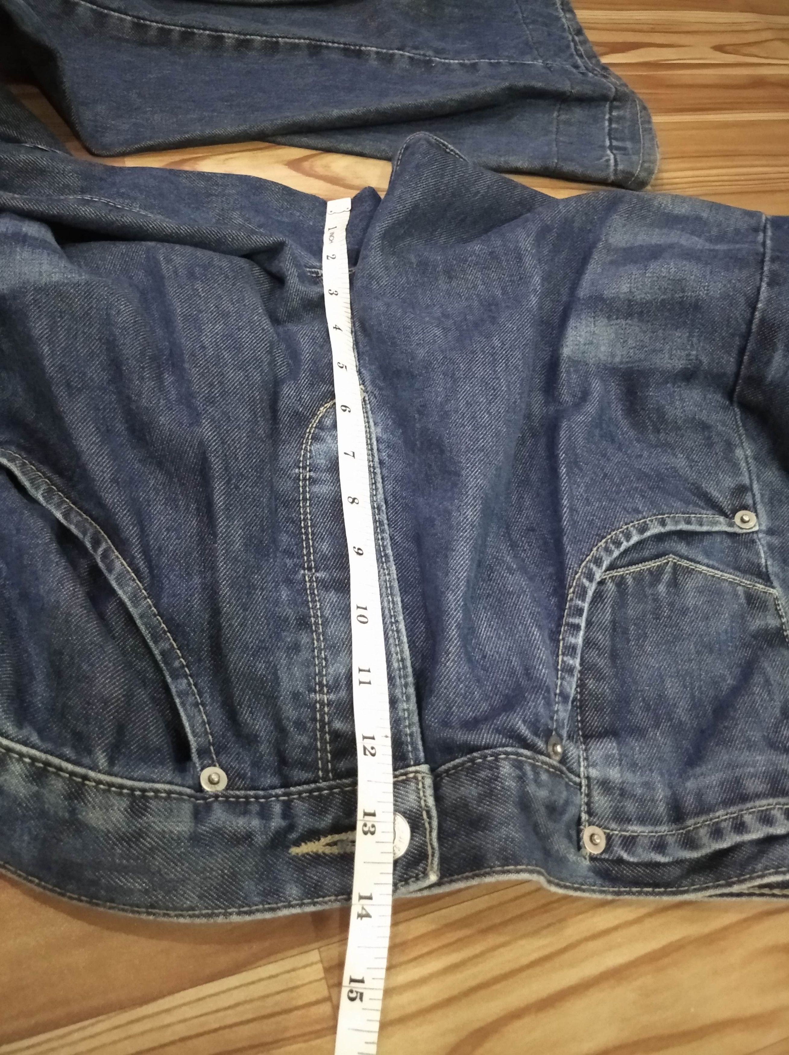 If Six Was Nine × Levi's × Levi's Vintage Clothing Vintage Levi’s Engineered Twist Leg Studded Denim Jeans Size US 32 / EU 48 - 13 Thumbnail