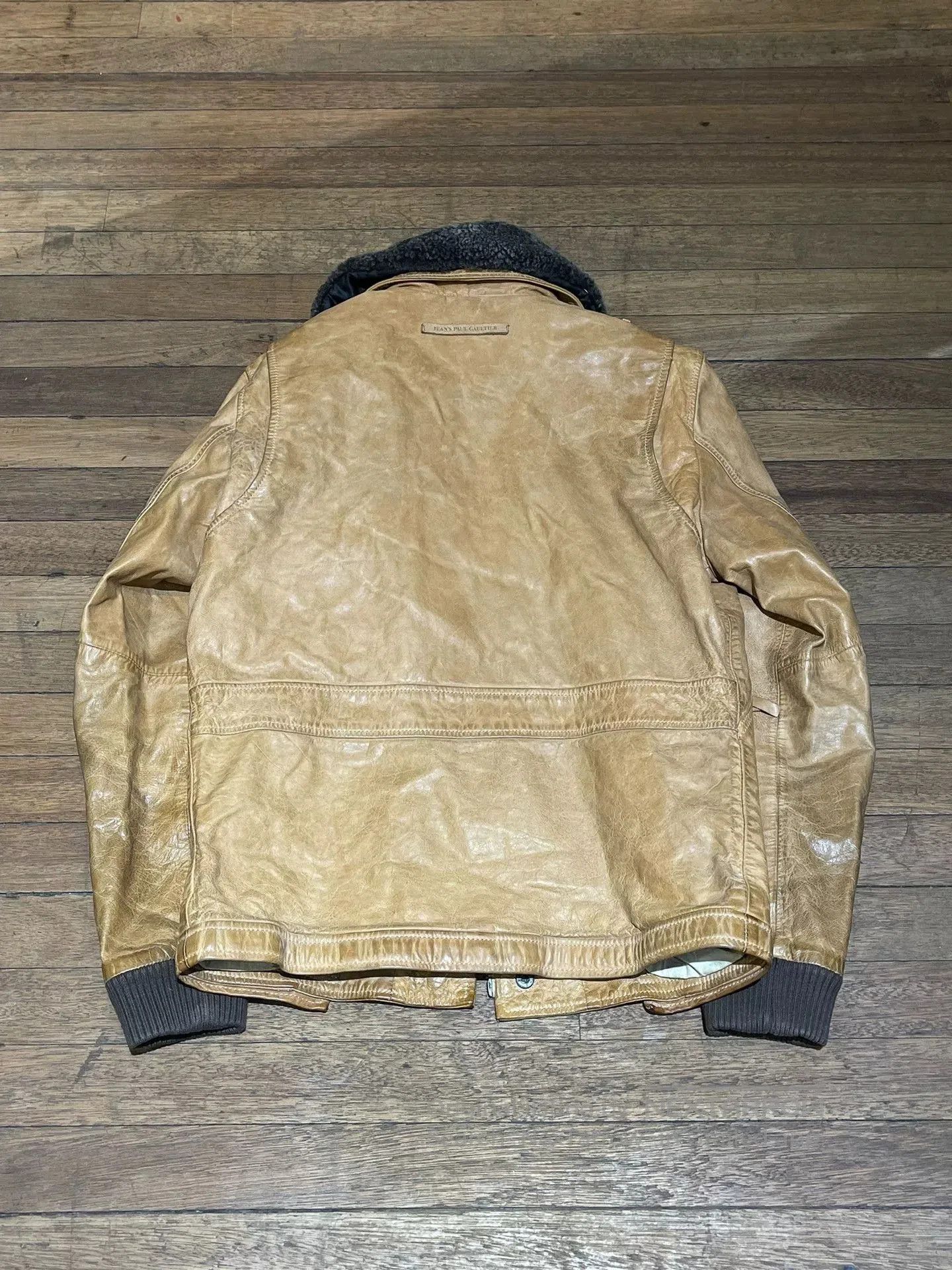 Jean Paul Gaultier Jean Paul GAULTIER Air Force Leather Jacket. Size US M / EU 48-50 / 2 - 7 Thumbnail