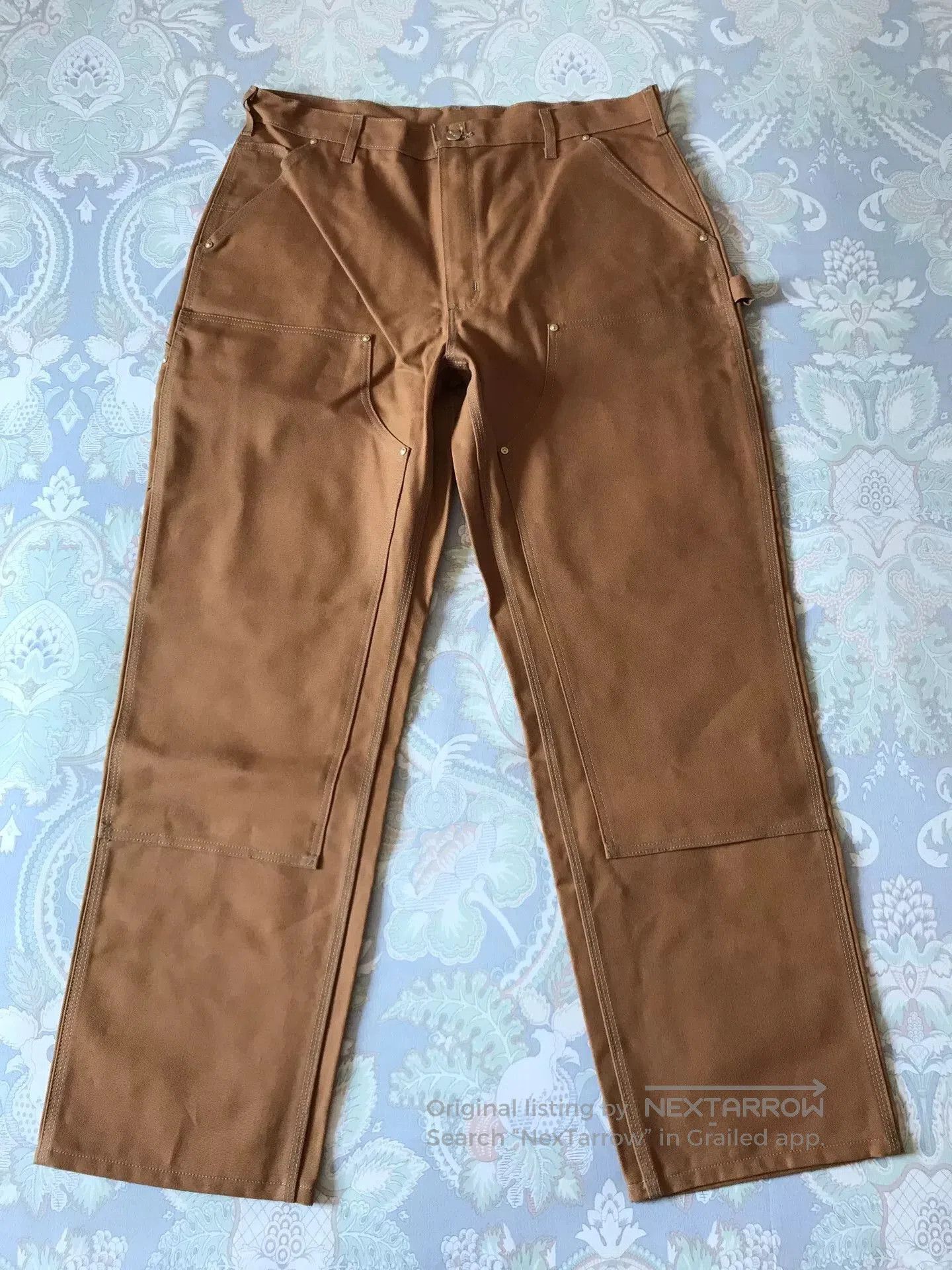 Carhartt Carhartt B01 Brown Canvas Double Knee Pants. Size US 38 / EU 54 - 2 Thumbnail