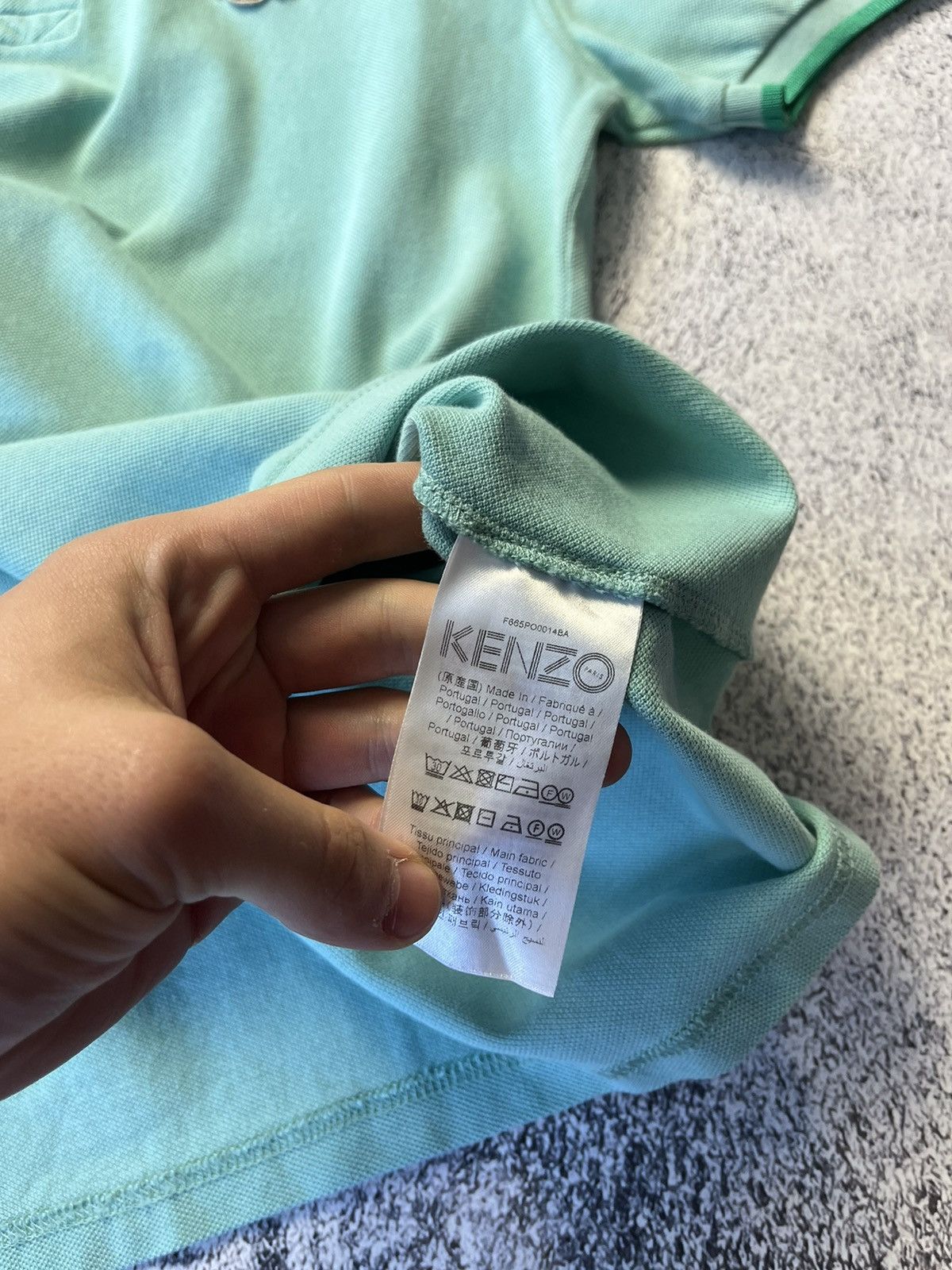 Kenzo Kenzo Polo t shirt men K fit tee White logo Tiger Size US M / EU 48-50 / 2 - 14 Thumbnail