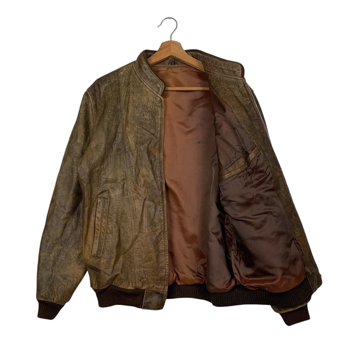 Japanese Brand Japanese Brand Flight Leather Jacket Size US L / EU 52-54 / 3 - 9 Thumbnail