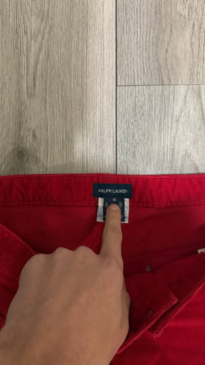 Ralph Lauren Ralph Lauren Womens Jeans size 10 velvet red Size 28" / US 6 / IT 42 - 4 Thumbnail