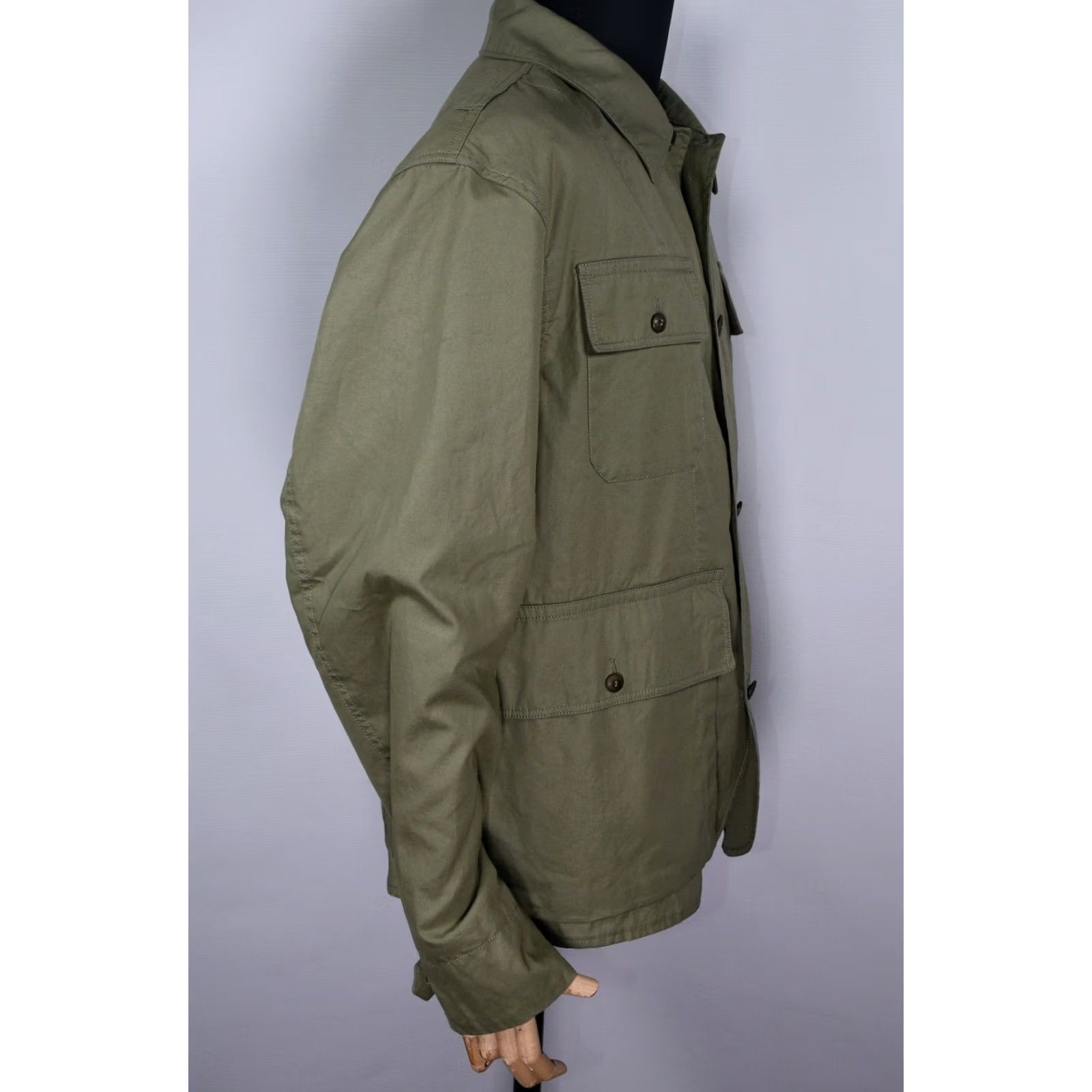 Polo Ralph Lauren Polo Ralph Lauren Paxton Wading Jacket Men's XL Green Polo Ralph Lauren Paxton Wading Jacket Men XL Green, Cotton, Solid, Casual, Jacket, Regular Fit Size US XL / EU 56 / 4 - 4 Thumbnail