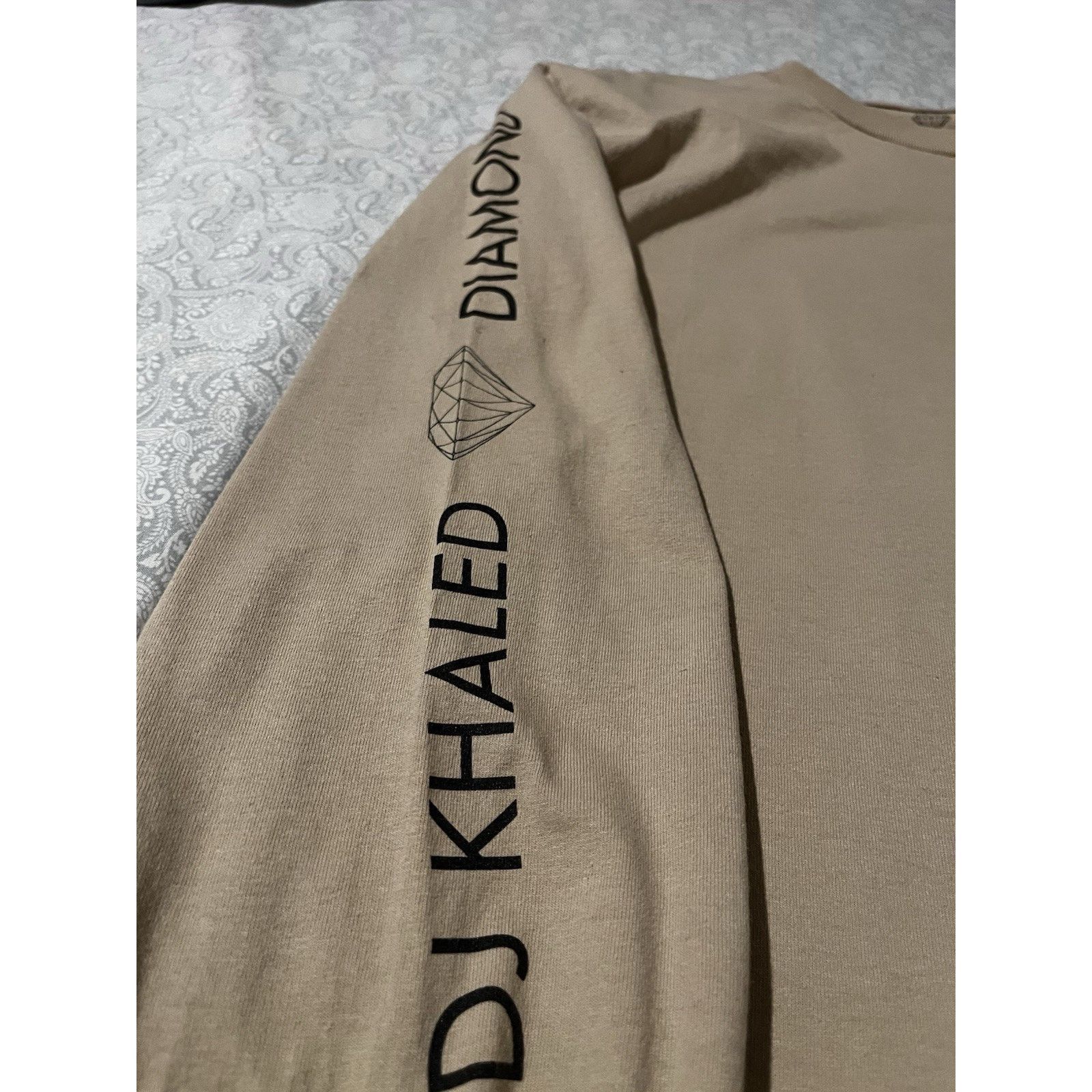 Diamond Supply Co. Diamond Supply Co DJ Khaled Long Sleeve Mens Medium Tan Size US M / EU 48-50 / 2 - 8 Thumbnail