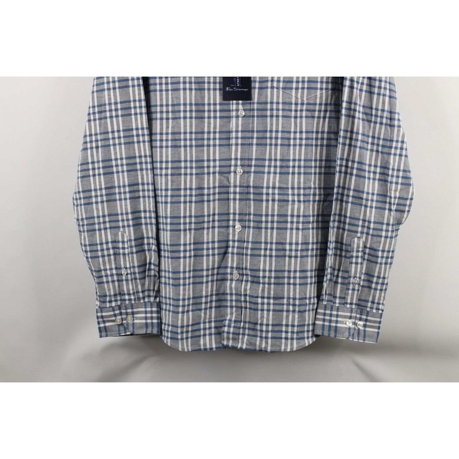 Ben Sherman New Ben Sherman Stretch Long Sleeve Collared Button Shirt Size US L / EU 52-54 / 3 - 3 Thumbnail