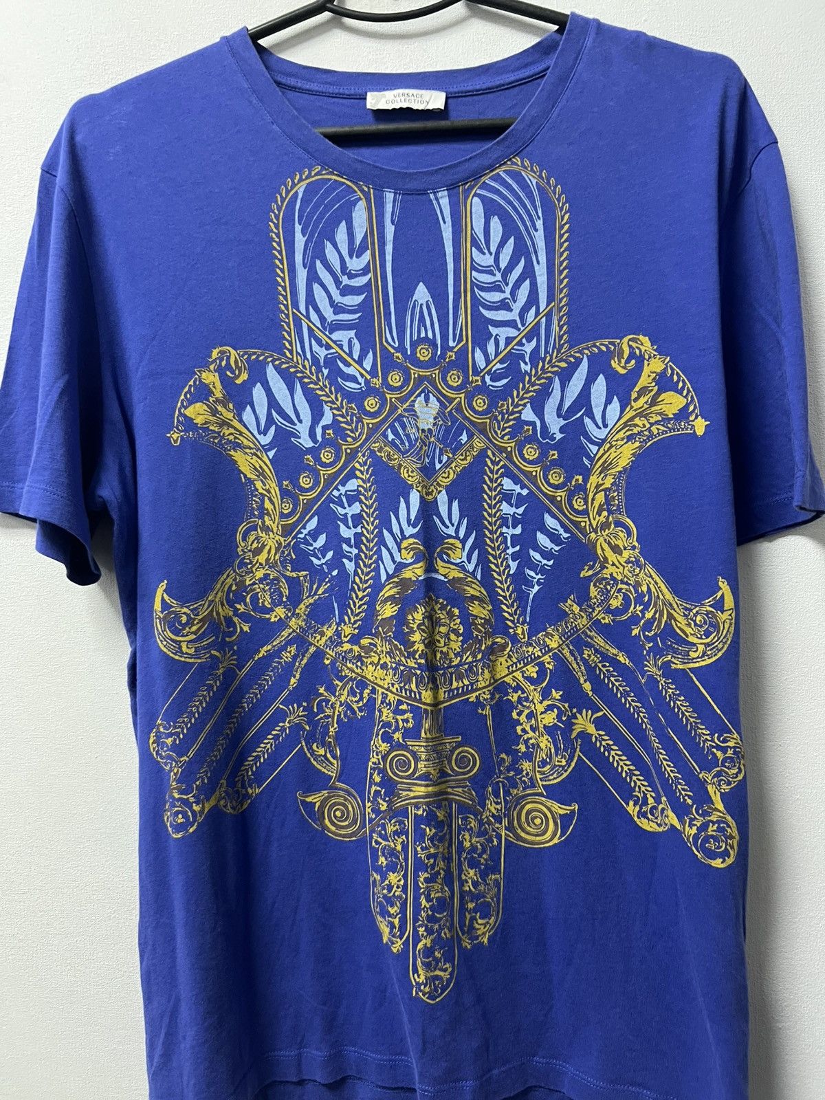 Versace Mens Vintage Versace T-shirt Big logo Tee luxury M Size Size US XL / EU 56 / 4 - 3 Thumbnail