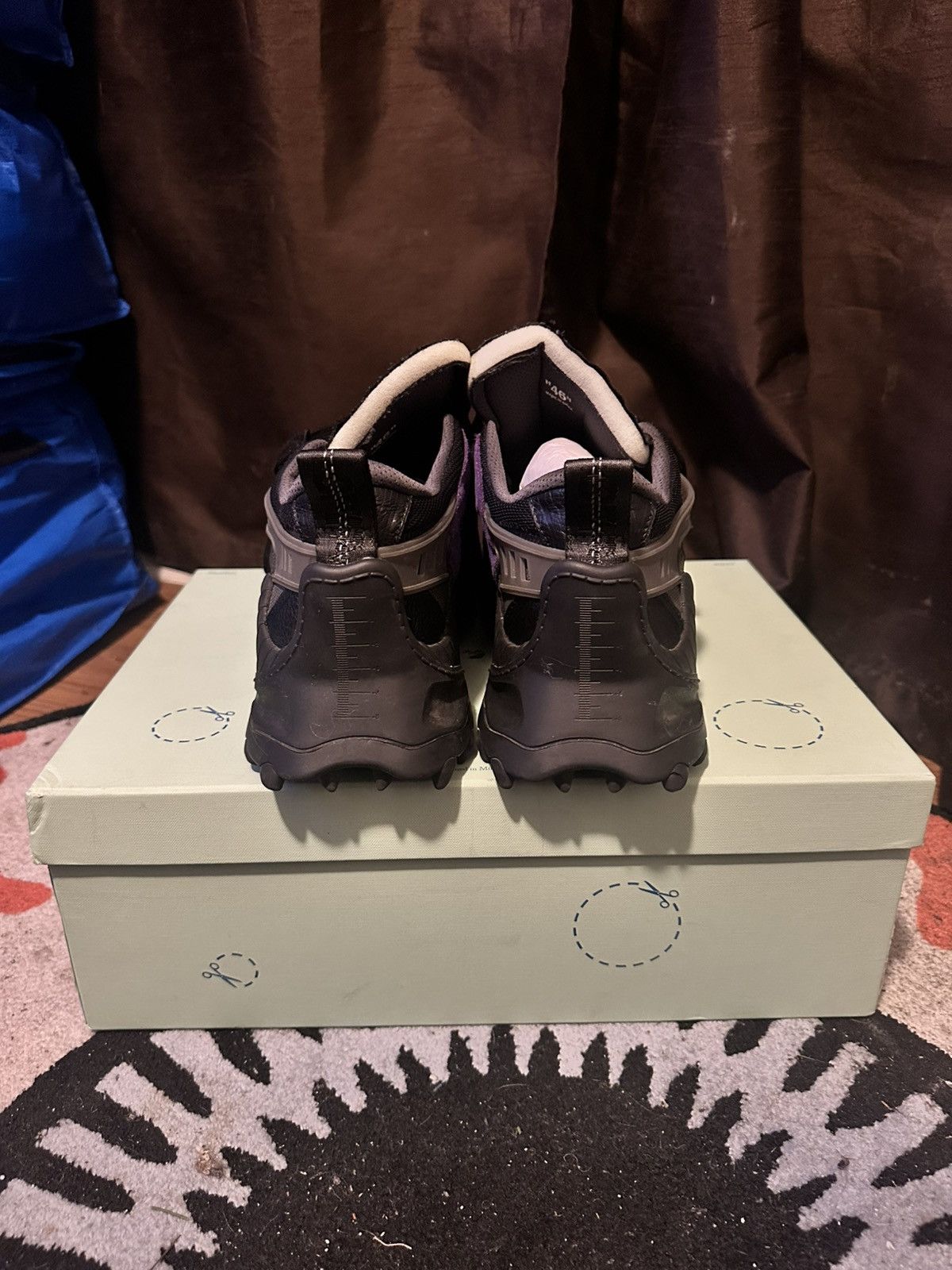 Off-White Off White ODSY-1000 Black Gray Fuchsia Size 13 Size US 13 / EU 46 - 6 Thumbnail