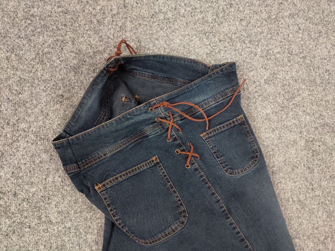 Le Grande Bleu (L.G.B.) Vintage Hysteric Glamour Faded l.g.b. Style Flared jeans Size 42" / US 20 - 12 Thumbnail