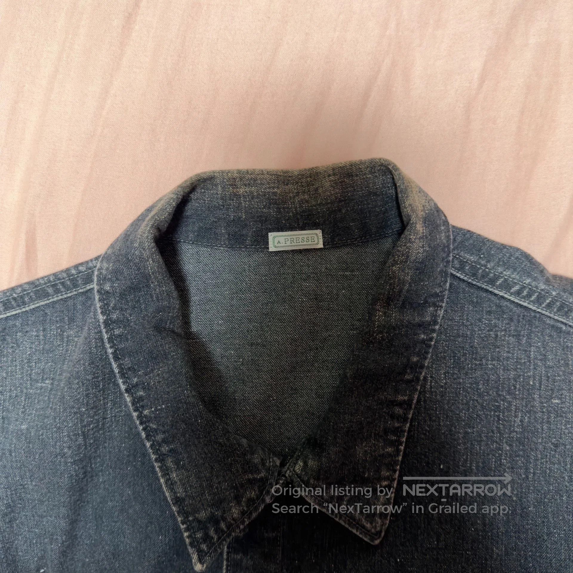 A.PRESSE A.PRESSE Japan Limited Black Denim Jacket. Size US L / EU 52-54 / 3 - 3 Thumbnail