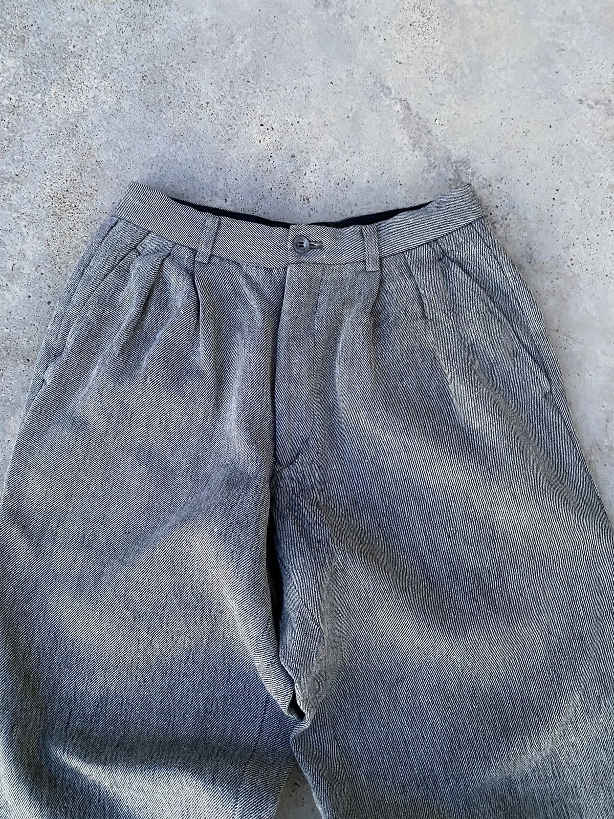 Issey Miyake Distressed Vintage Issey Miyake Men Wool Casual Pants Size US 30 / EU 46 - 2 Thumbnail