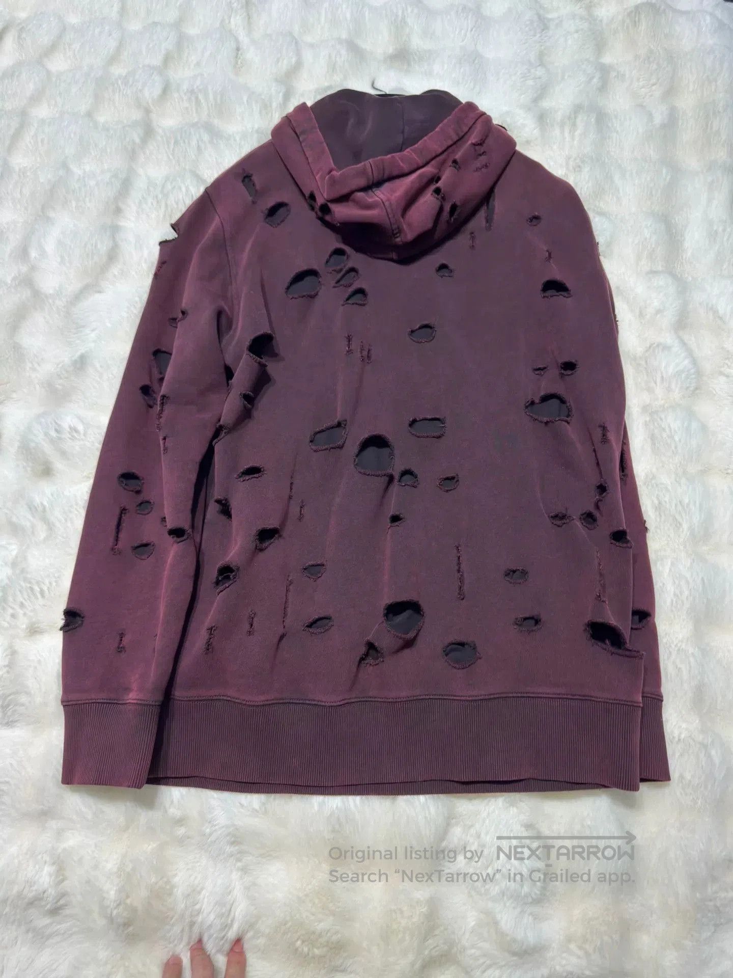 Givenchy Givenchy Distressed Logo New Hoodie. Size US M / EU 48-50 / 2 - 6 Thumbnail