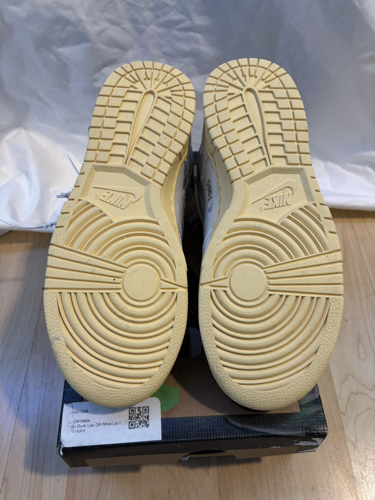 Nike × Off-White Nike Off White Dunk Low Lot 01 Of 50 Size 5.5 Size US 5.5 / EU 38 - 6 Thumbnail
