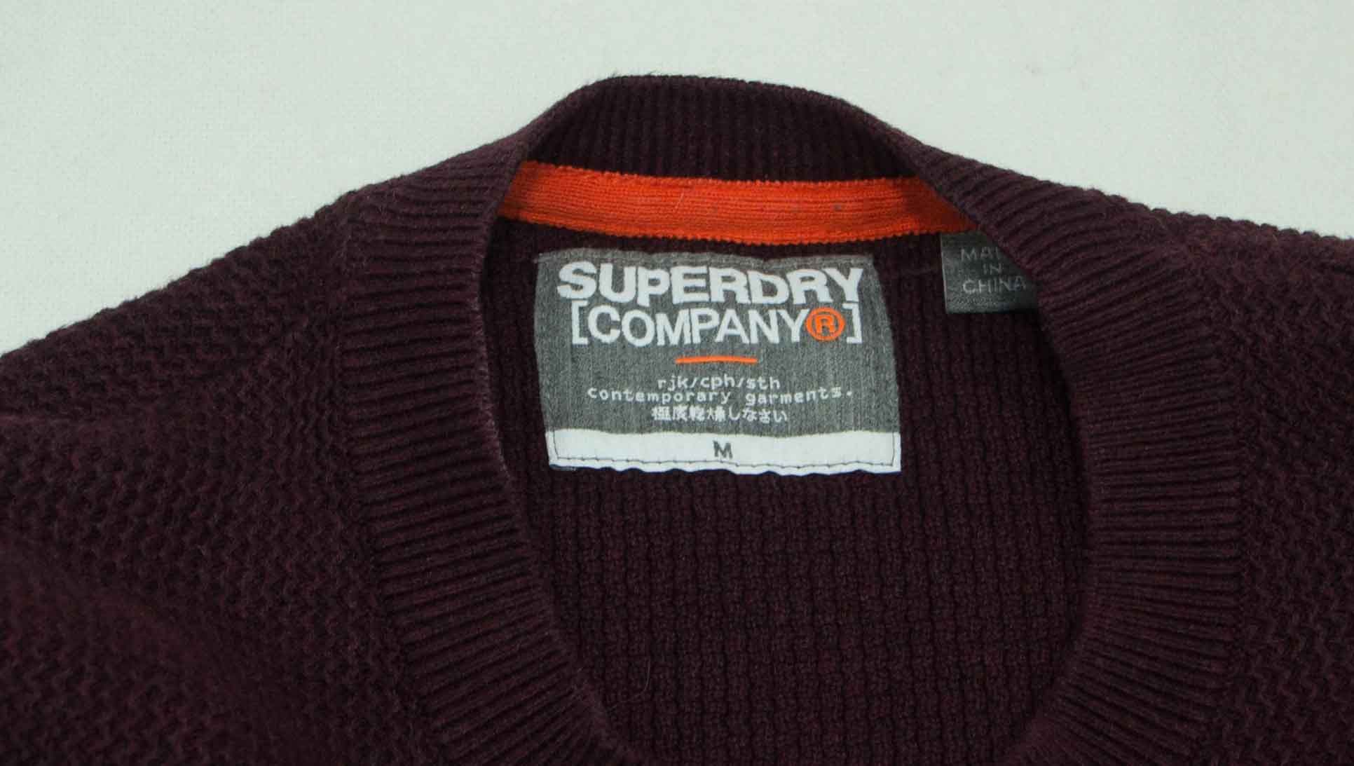 Superdry Superdry mens jumper knit cotton size M gc Size US M / EU 48-50 / 2 - 5 Thumbnail