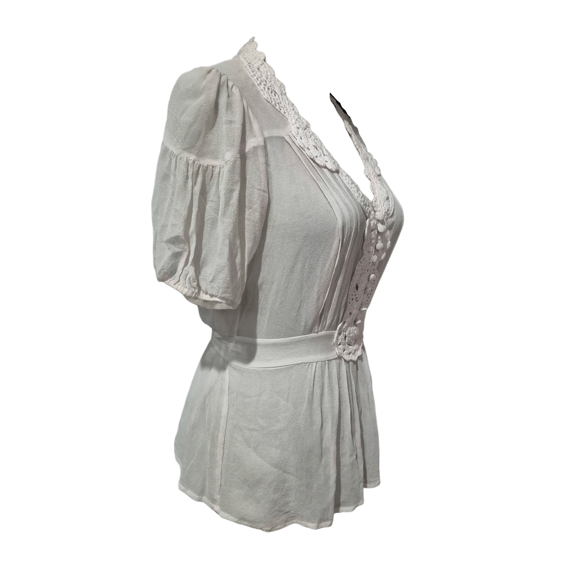 Bcbgmaxazria Chiffon silk top Size M / US 6-8 / IT 42-44 - 2 Thumbnail