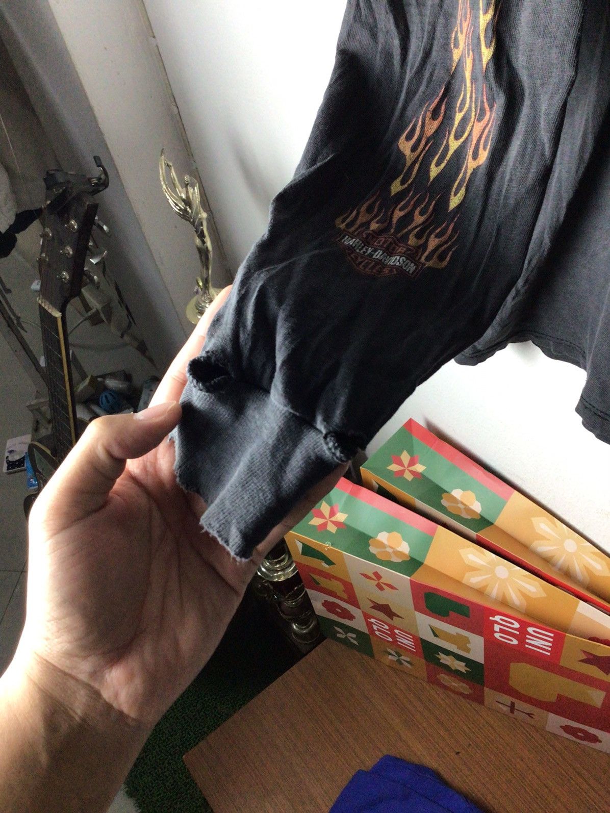 Band Tees × Harley Davidson Harley Davison 00's LS Size US XL / EU 56 / 4 - 6 Thumbnail