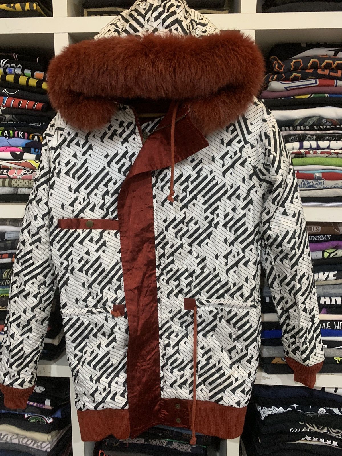 Japanese Brand Swagger Fur Hoodie Jacket Size US M / EU 48-50 / 2 - 18 Thumbnail
